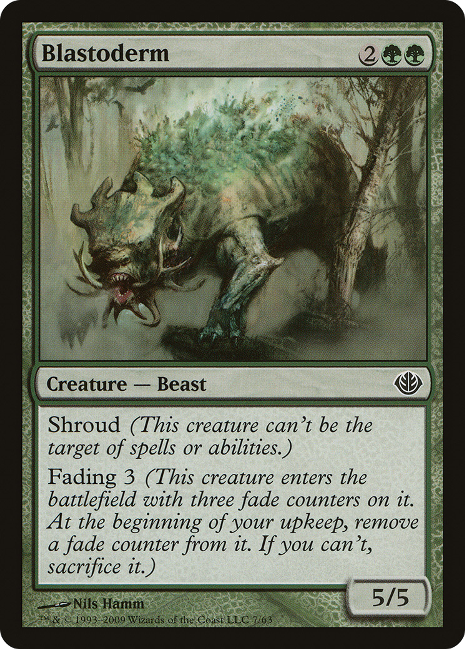 Blastoderm — Duel Decks: Garruk vs. Liliana — Magic: The Gathering