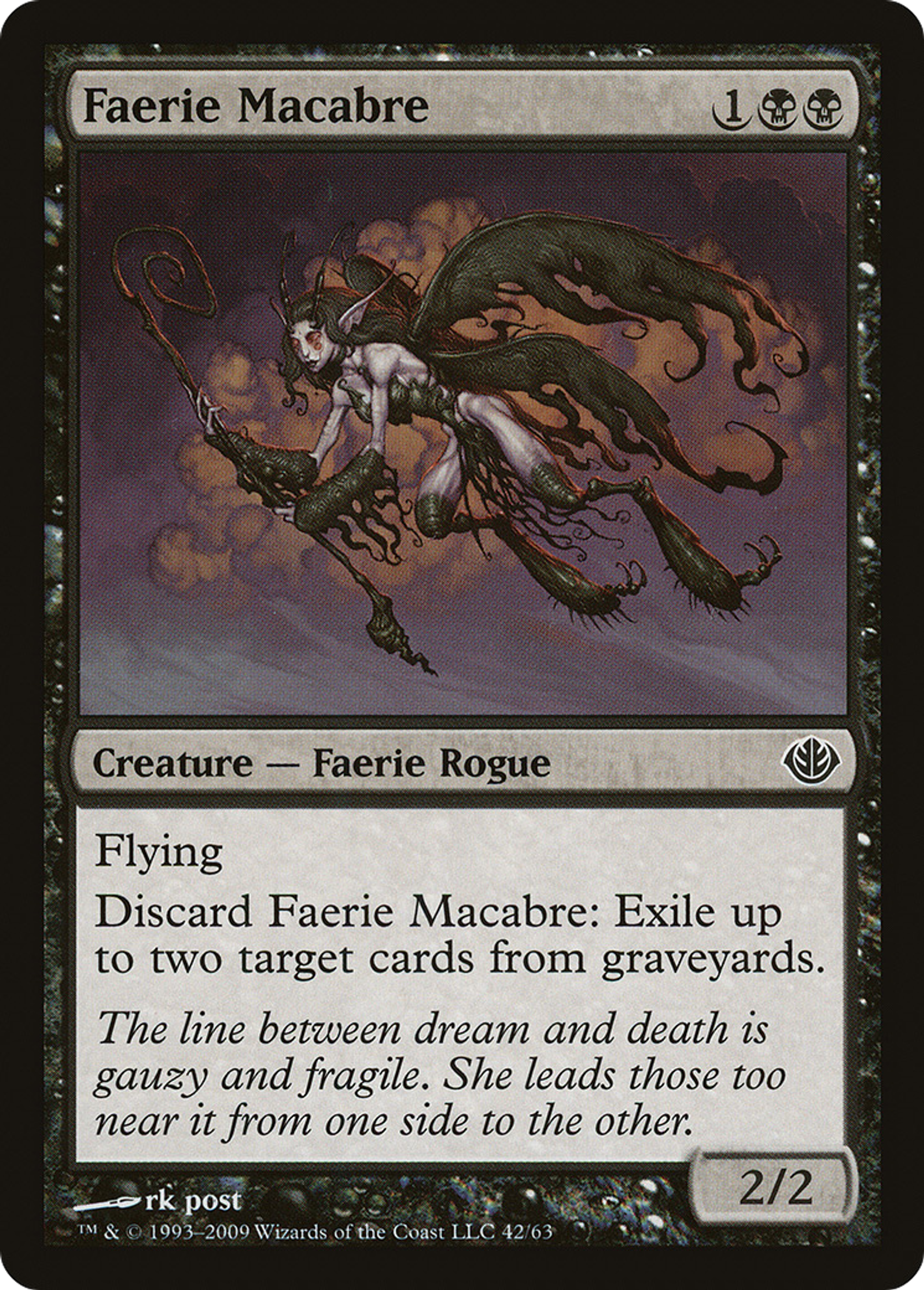 Faerie Macabre — Duel Decks: Garruk vs. Liliana — Magic: The Gathering