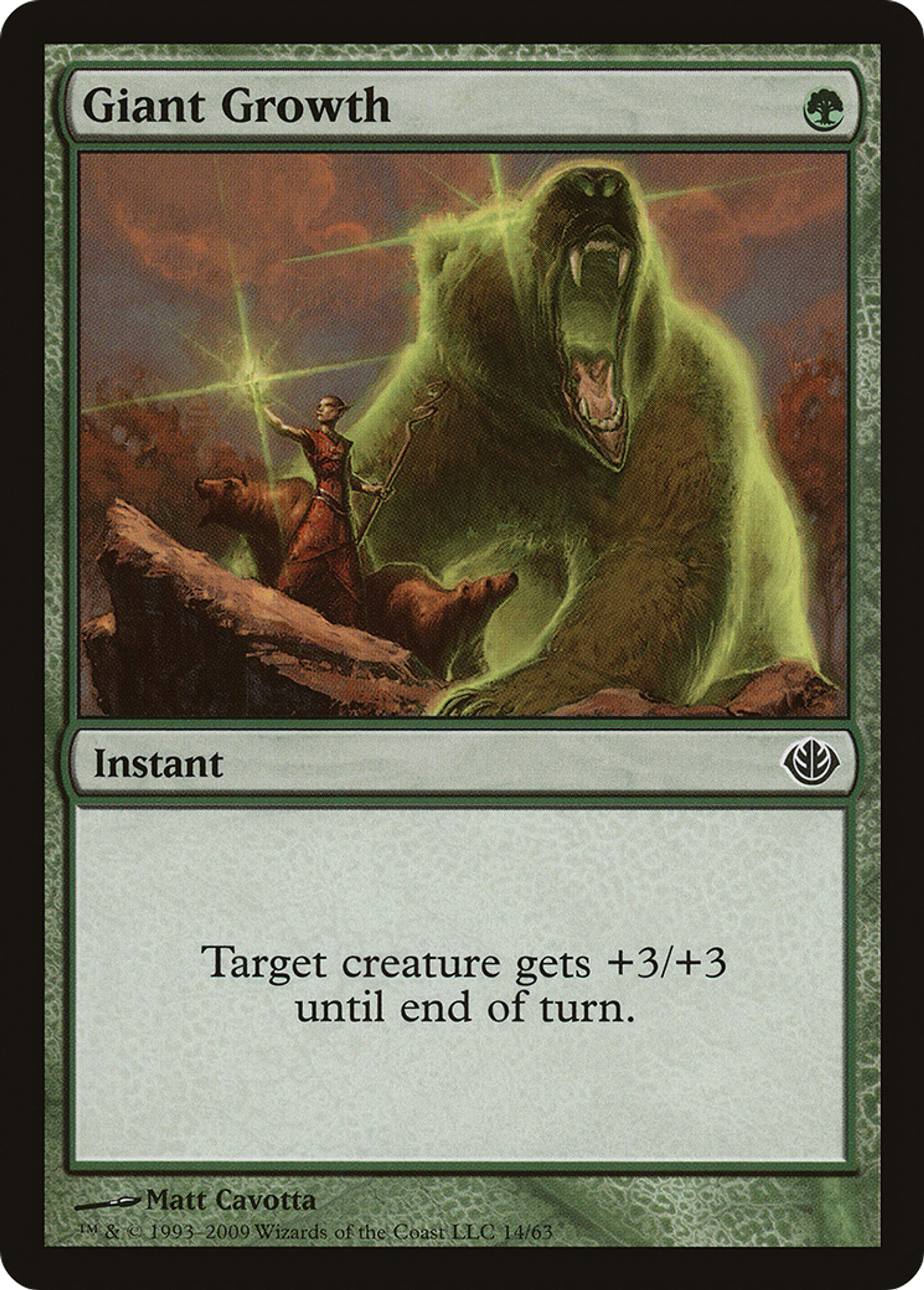Giant Growth — Duel Decks: Garruk vs. Liliana — Magic: The Gathering