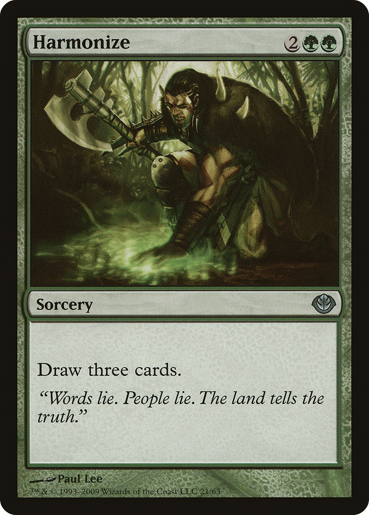 Harmonize — Duel Decks: Garruk vs. Liliana — Magic: The Gathering