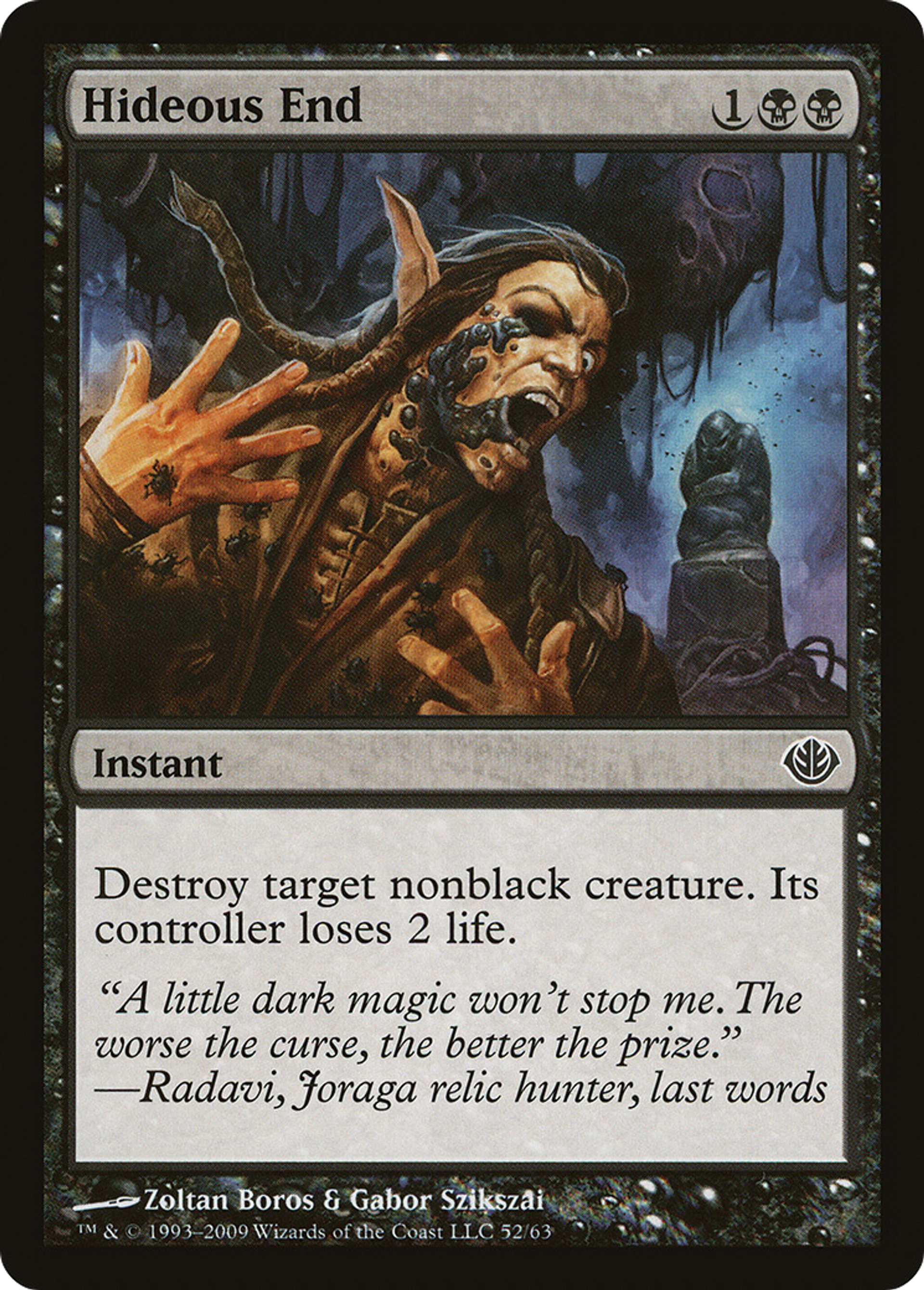 Hideous End — Duel Decks: Garruk vs. Liliana — Magic: The Gathering