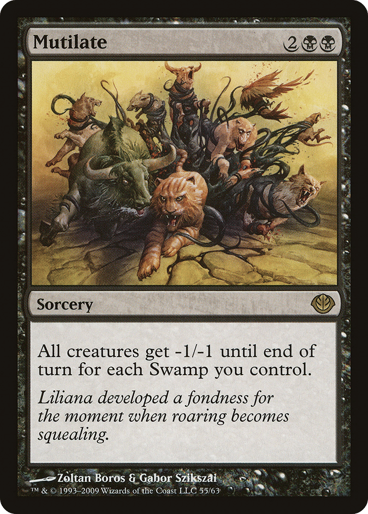 Mutilate — Duel Decks: Garruk vs. Liliana — Magic: The Gathering