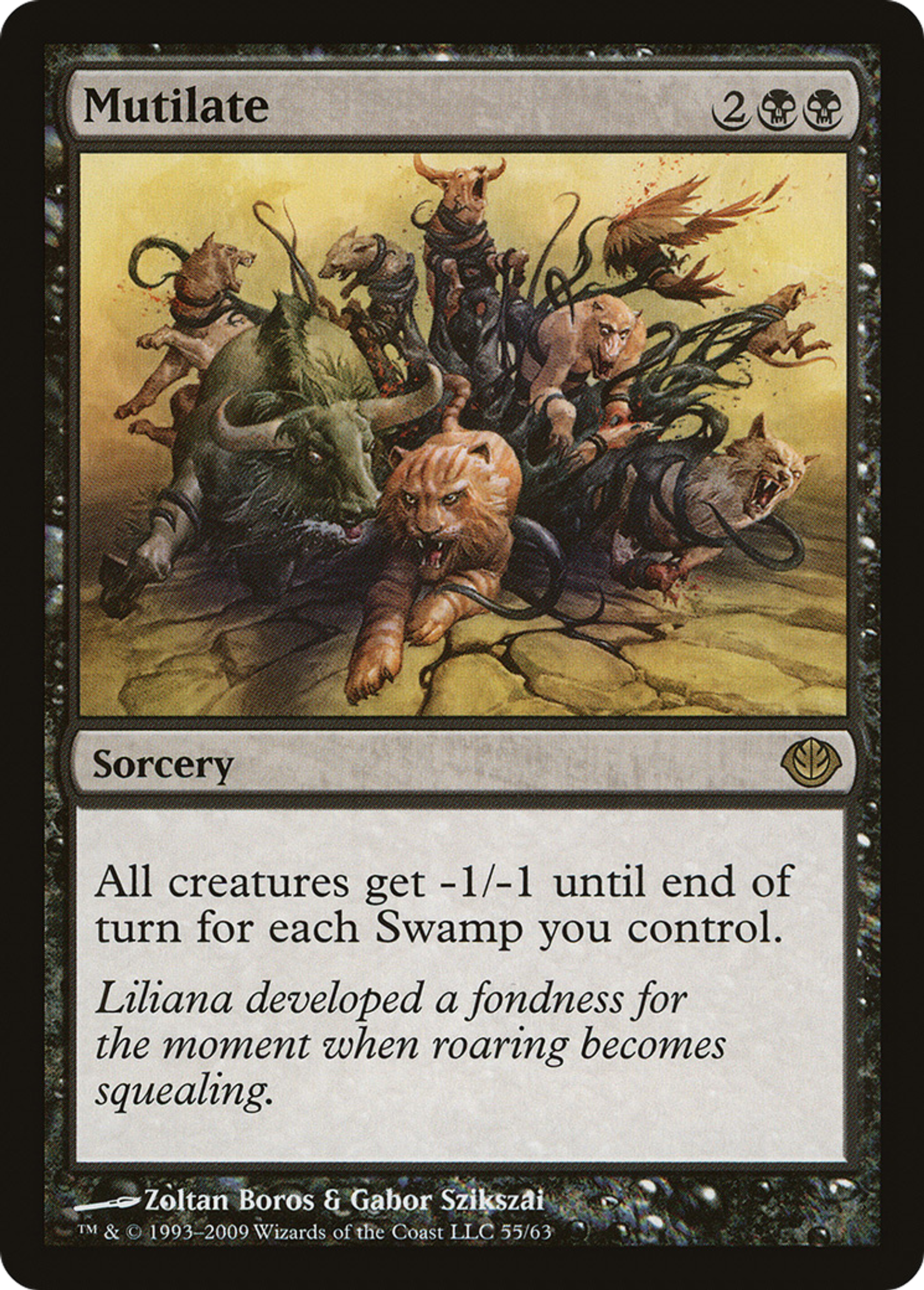 Mutilate — Duel Decks: Garruk vs. Liliana — Magic: The Gathering