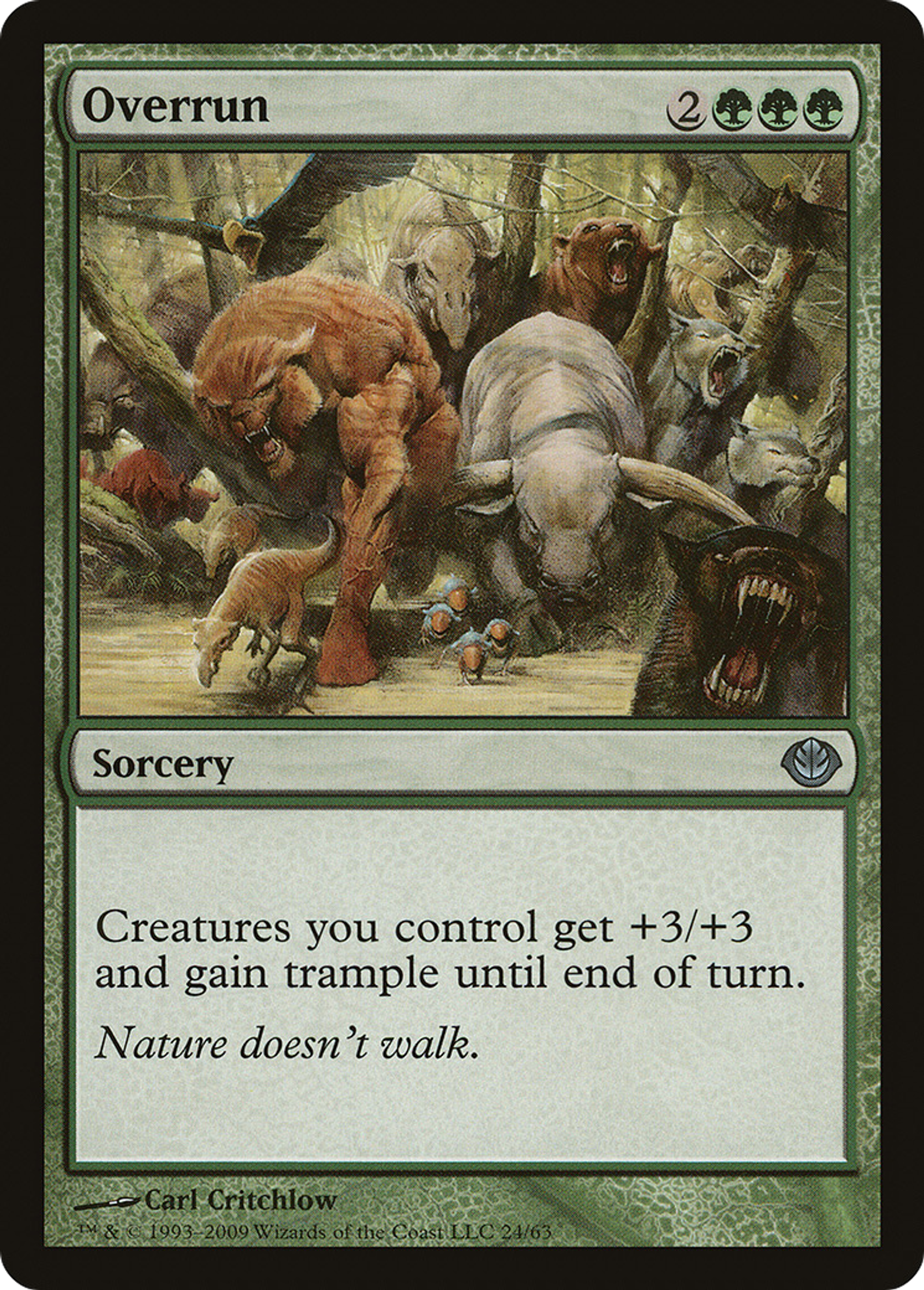 Overrun — Duel Decks: Garruk vs. Liliana — Magic: The Gathering