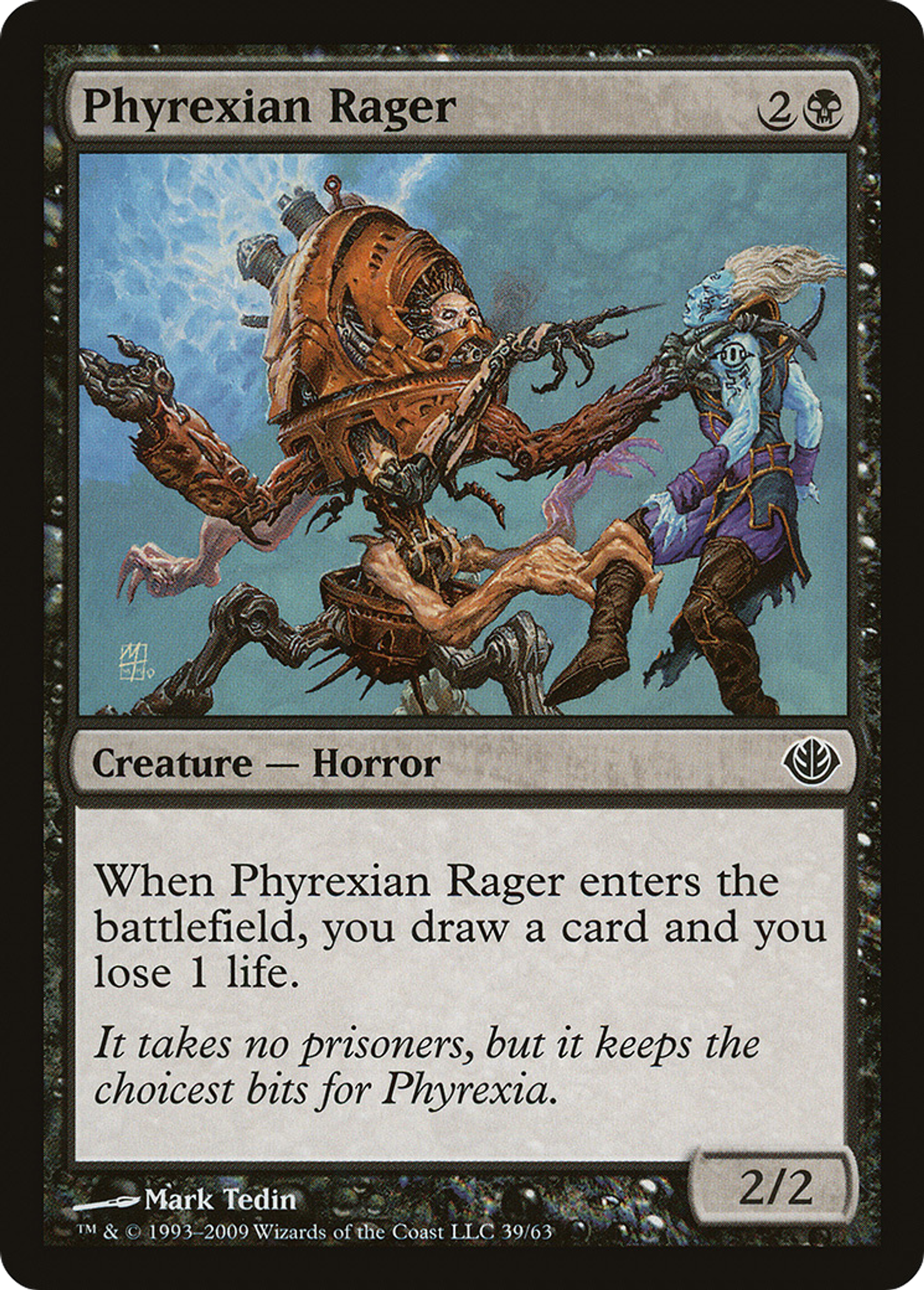 Phyrexian Rager — Duel Decks: Garruk vs. Liliana — Magic: The Gathering