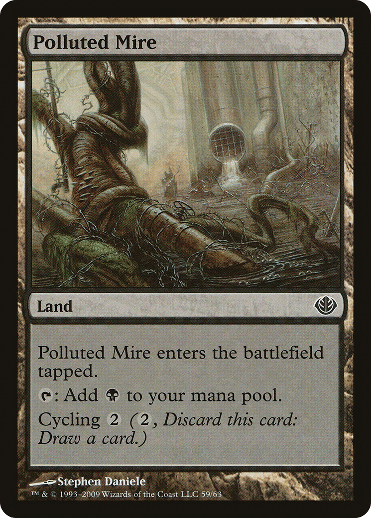Polluted Mire — Duel Decks: Garruk vs. Liliana — Magic: The Gathering