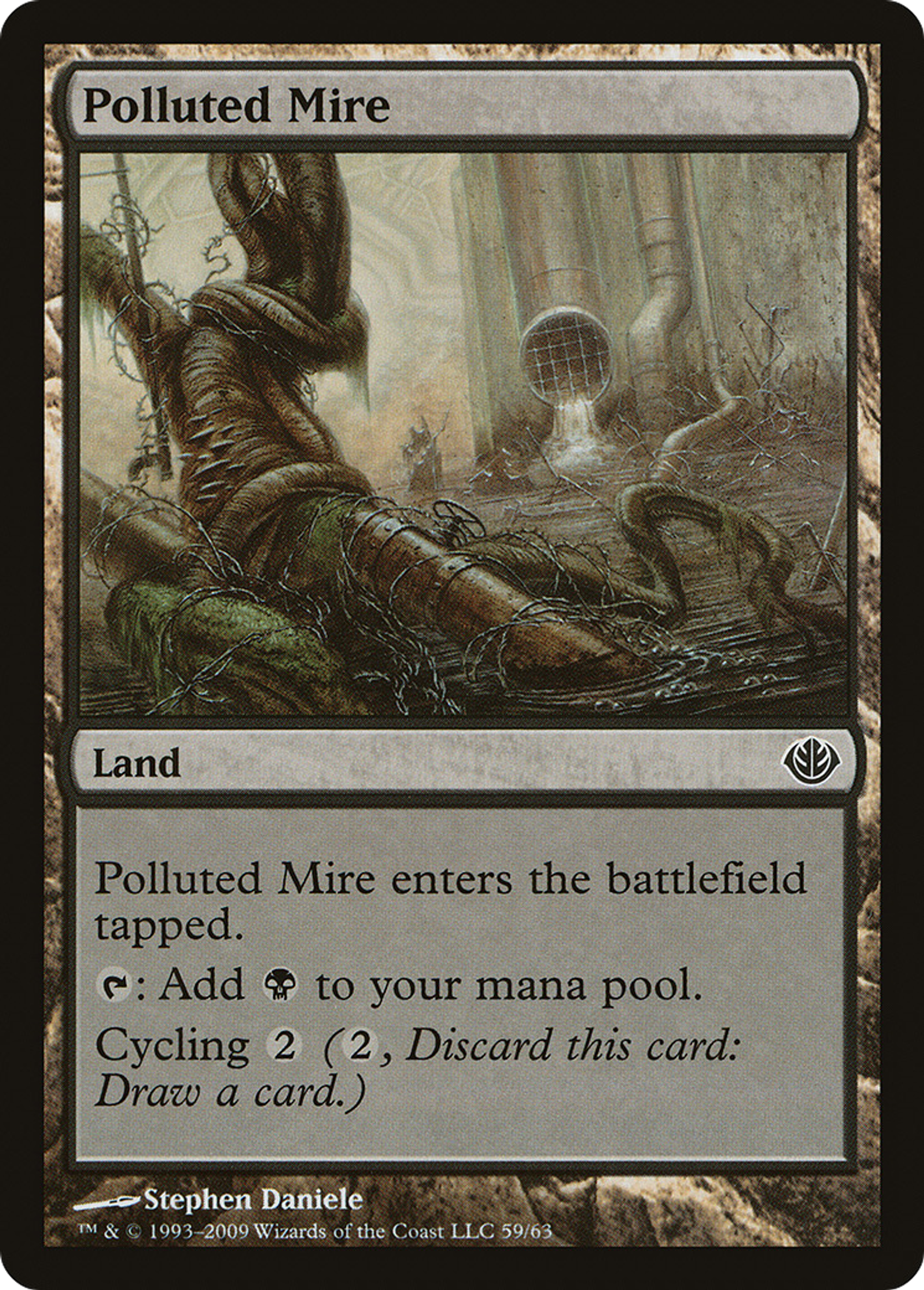 Polluted Mire — Duel Decks: Garruk vs. Liliana — Magic: The Gathering