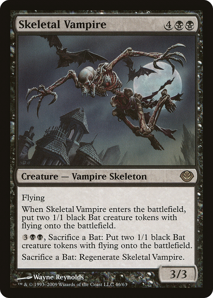 Skeletal Vampire — Duel Decks: Garruk vs. Liliana — Magic: The Gathering