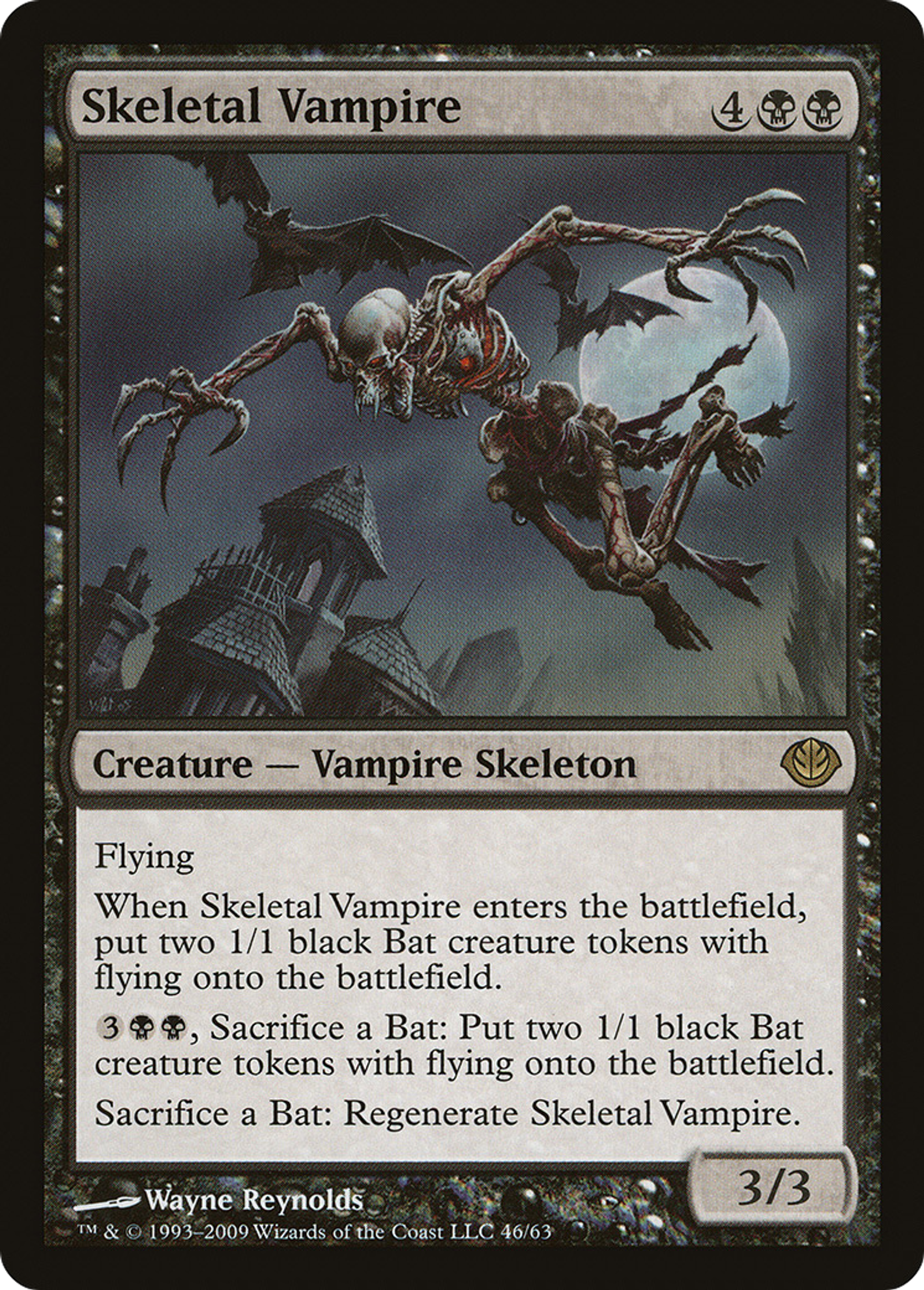 Skeletal Vampire — Duel Decks: Garruk vs. Liliana — Magic: The Gathering