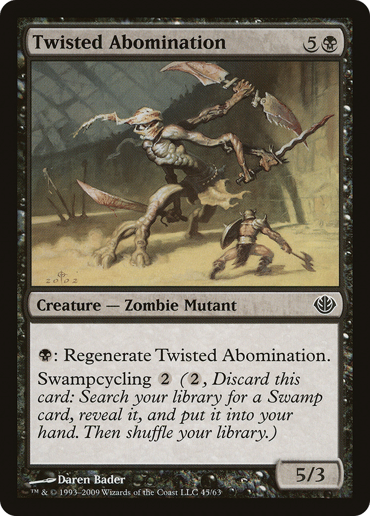 Twisted Abomination — Duel Decks: Garruk vs. Liliana — Magic: The Gathering