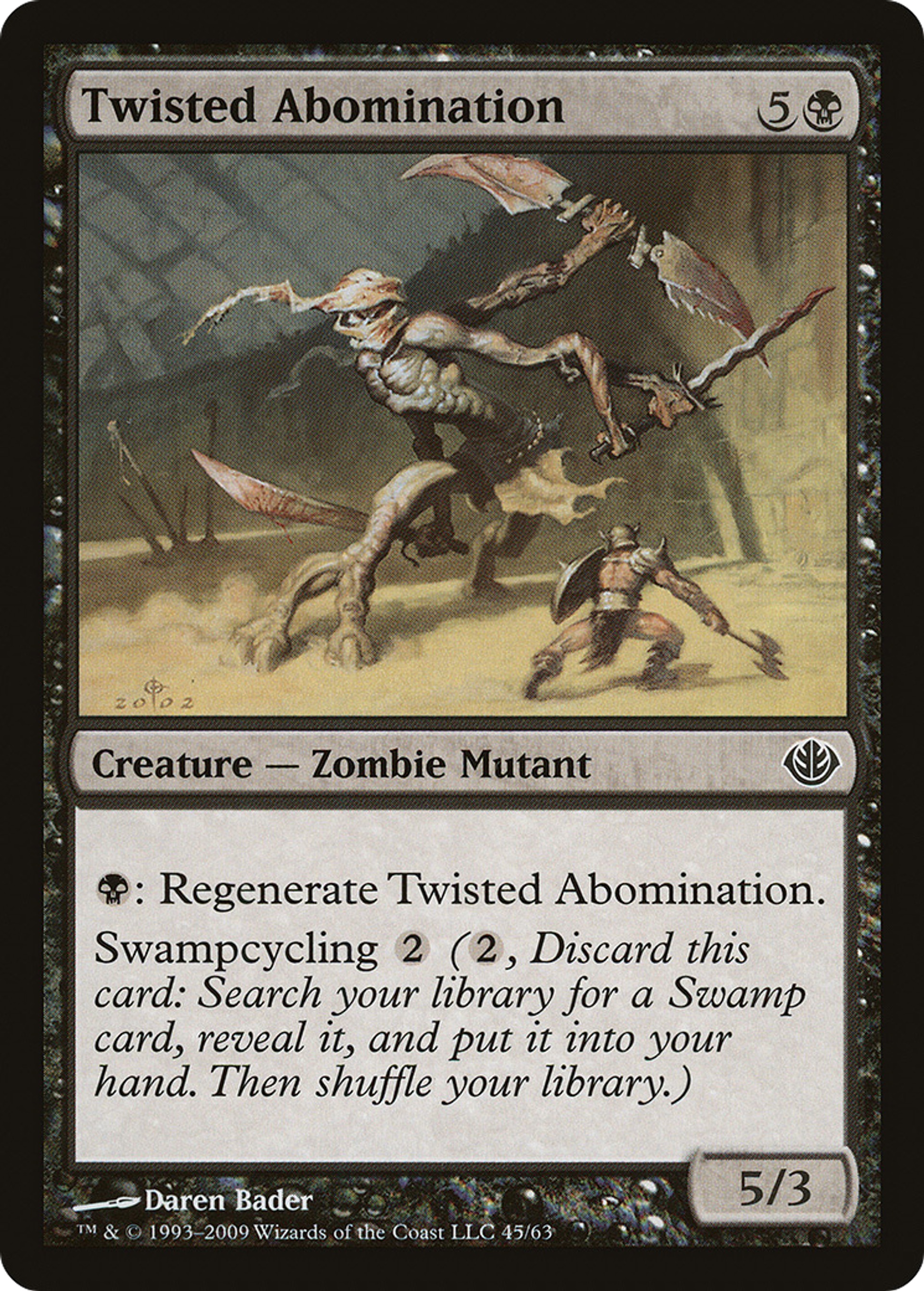 Twisted Abomination — Duel Decks: Garruk vs. Liliana — Magic: The Gathering
