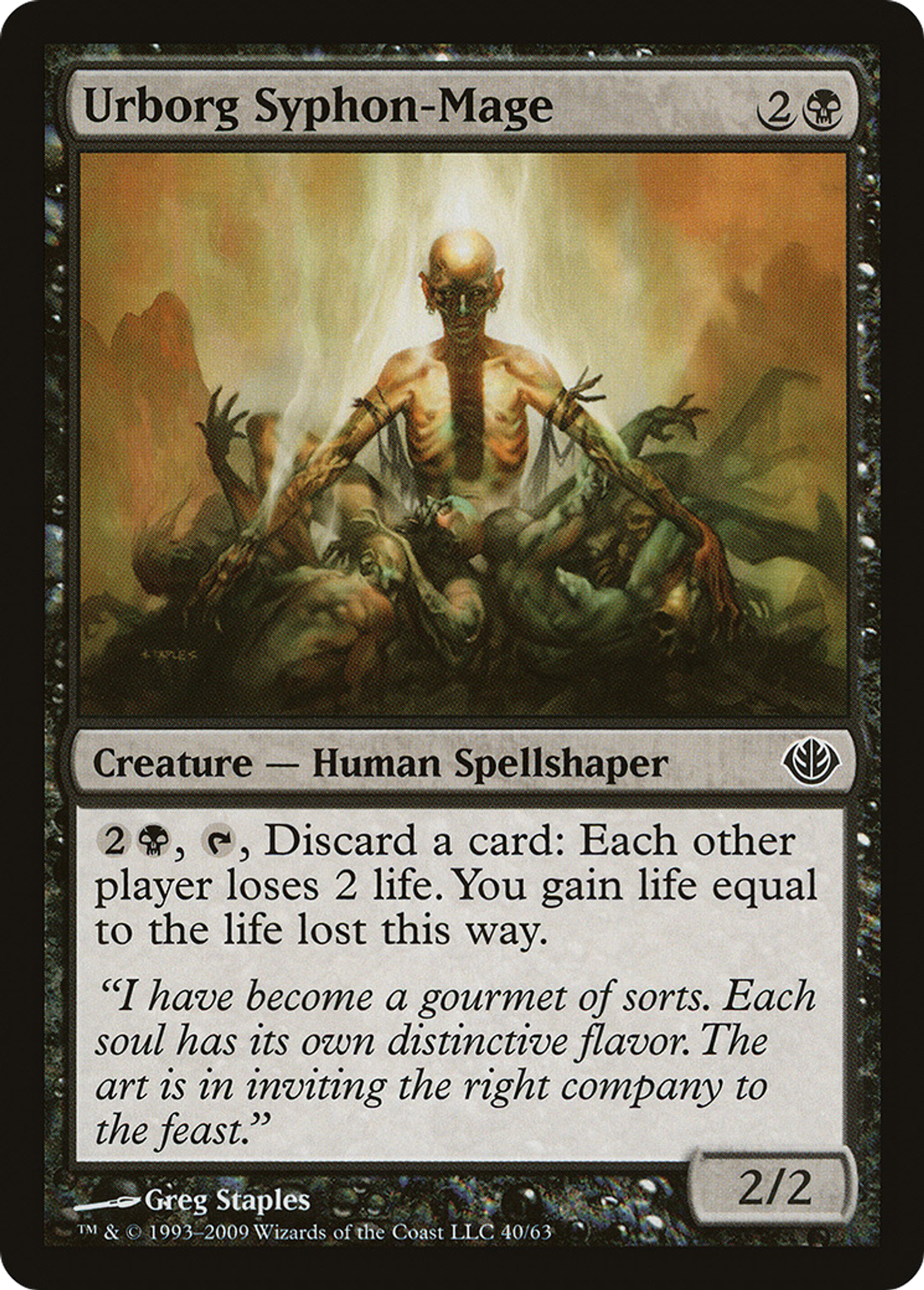 Urborg Syphon-Mage — Duel Decks: Garruk vs. Liliana — Magic: The Gathering