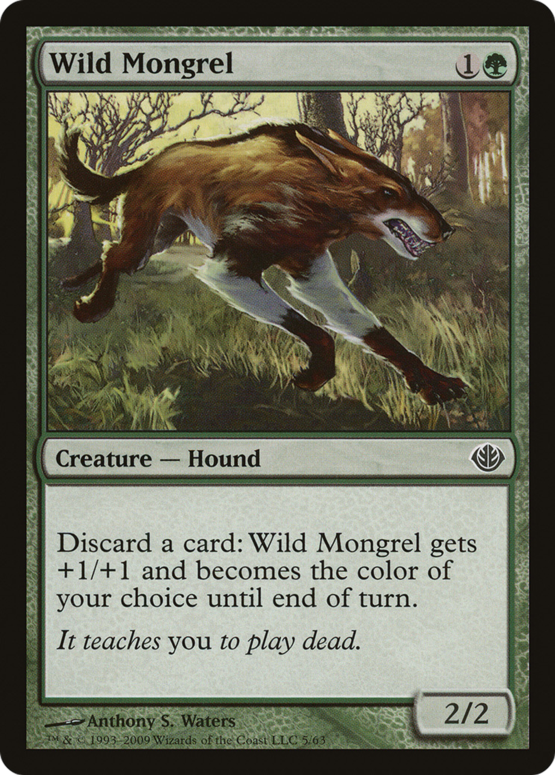 Wild Mongrel — Duel Decks: Garruk vs. Liliana — Magic: The Gathering