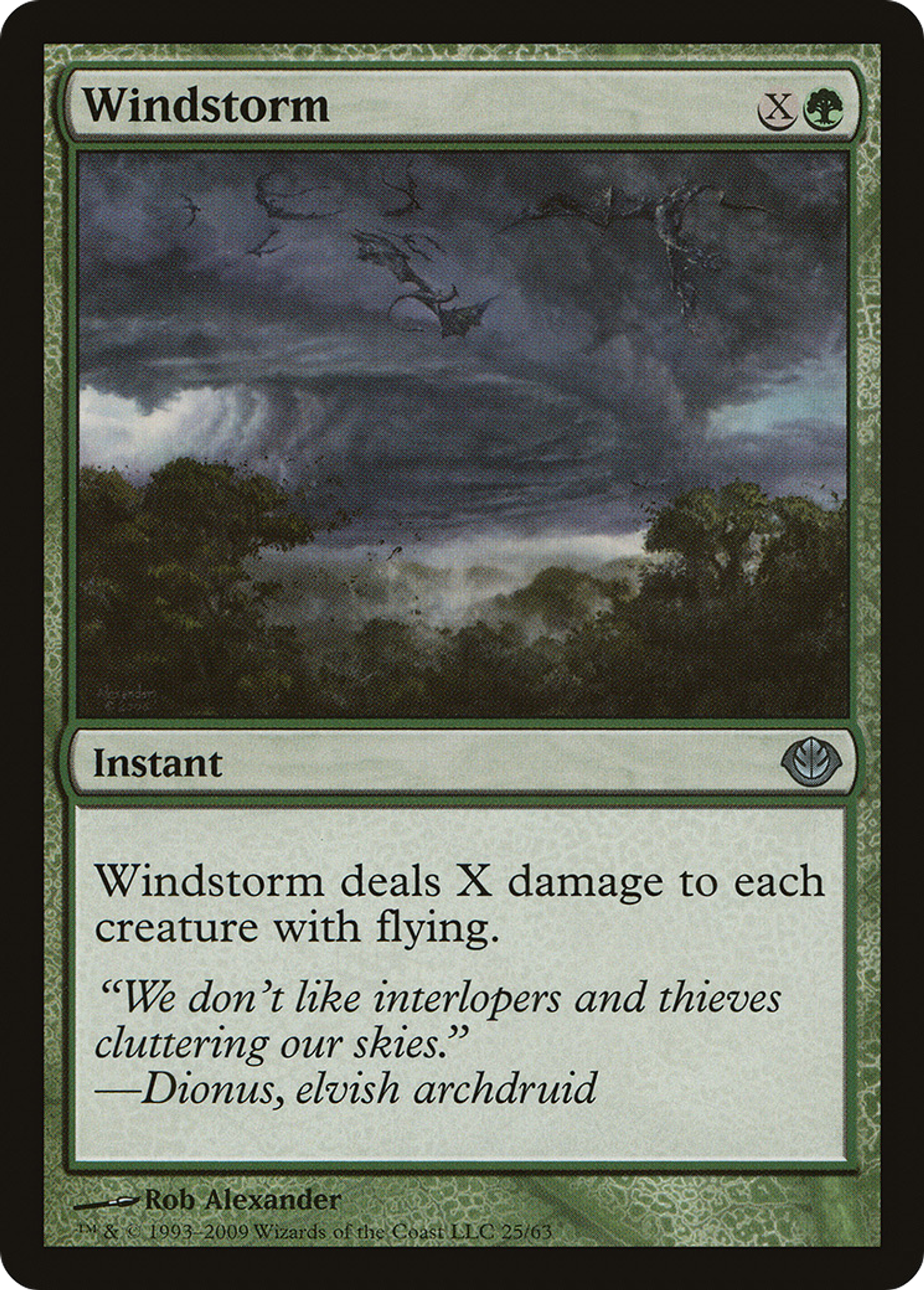 Windstorm — Duel Decks: Garruk vs. Liliana — Magic: The Gathering