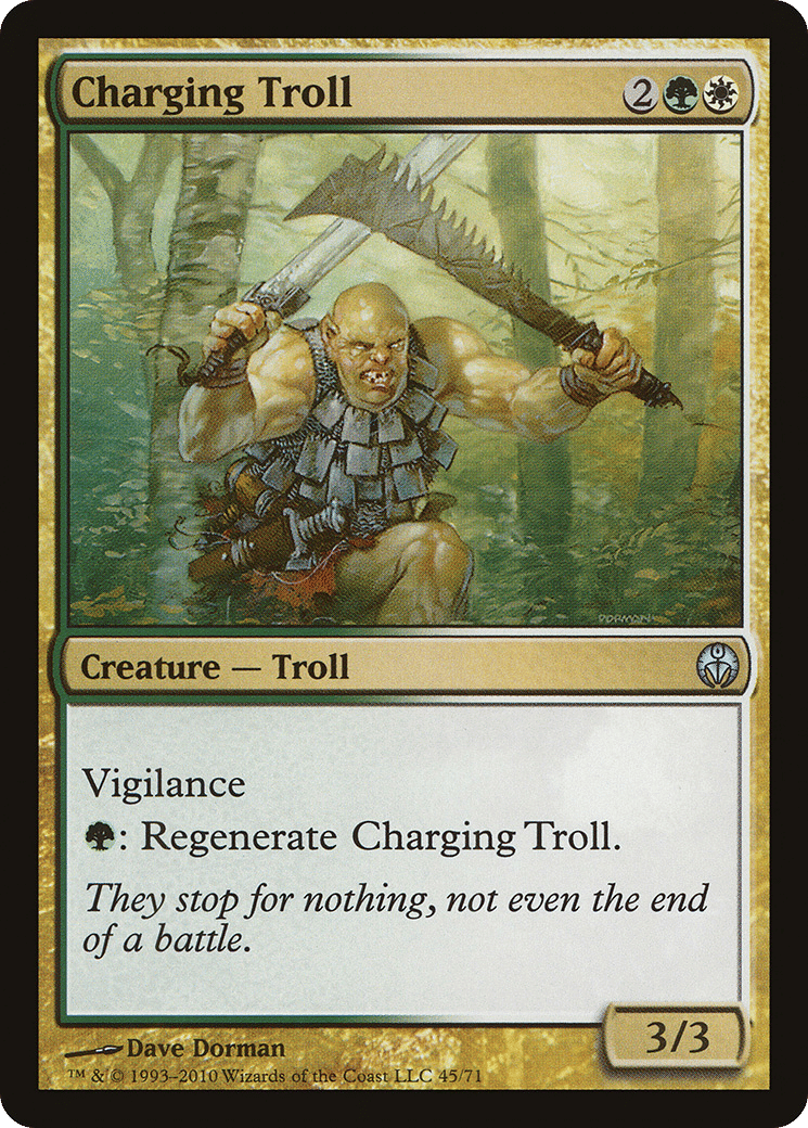 Charging Troll — Duel Decks: Phyrexia vs. the Coalition — Magic: The Gathering
