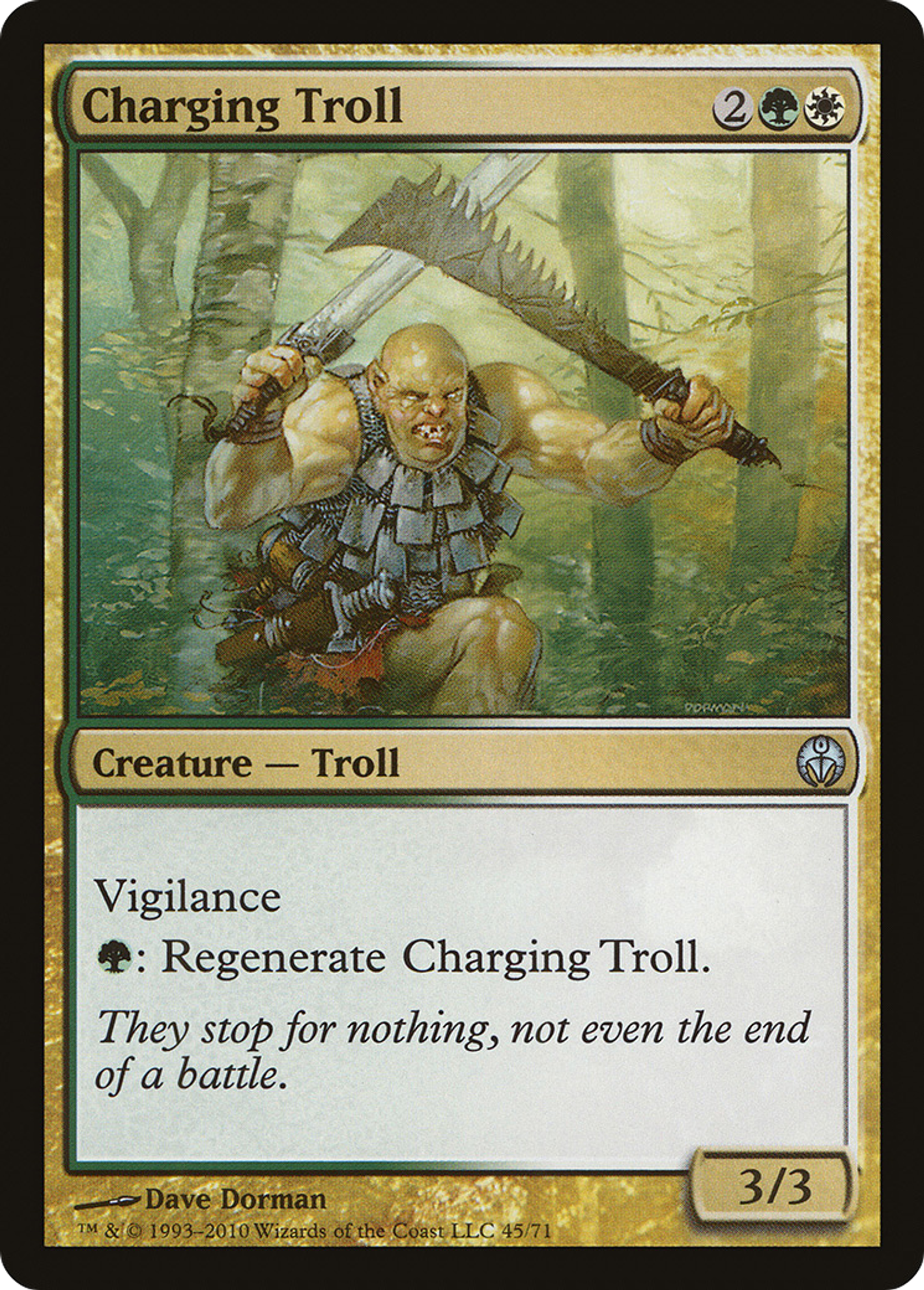 Charging Troll — Duel Decks: Phyrexia vs. the Coalition — Magic: The Gathering