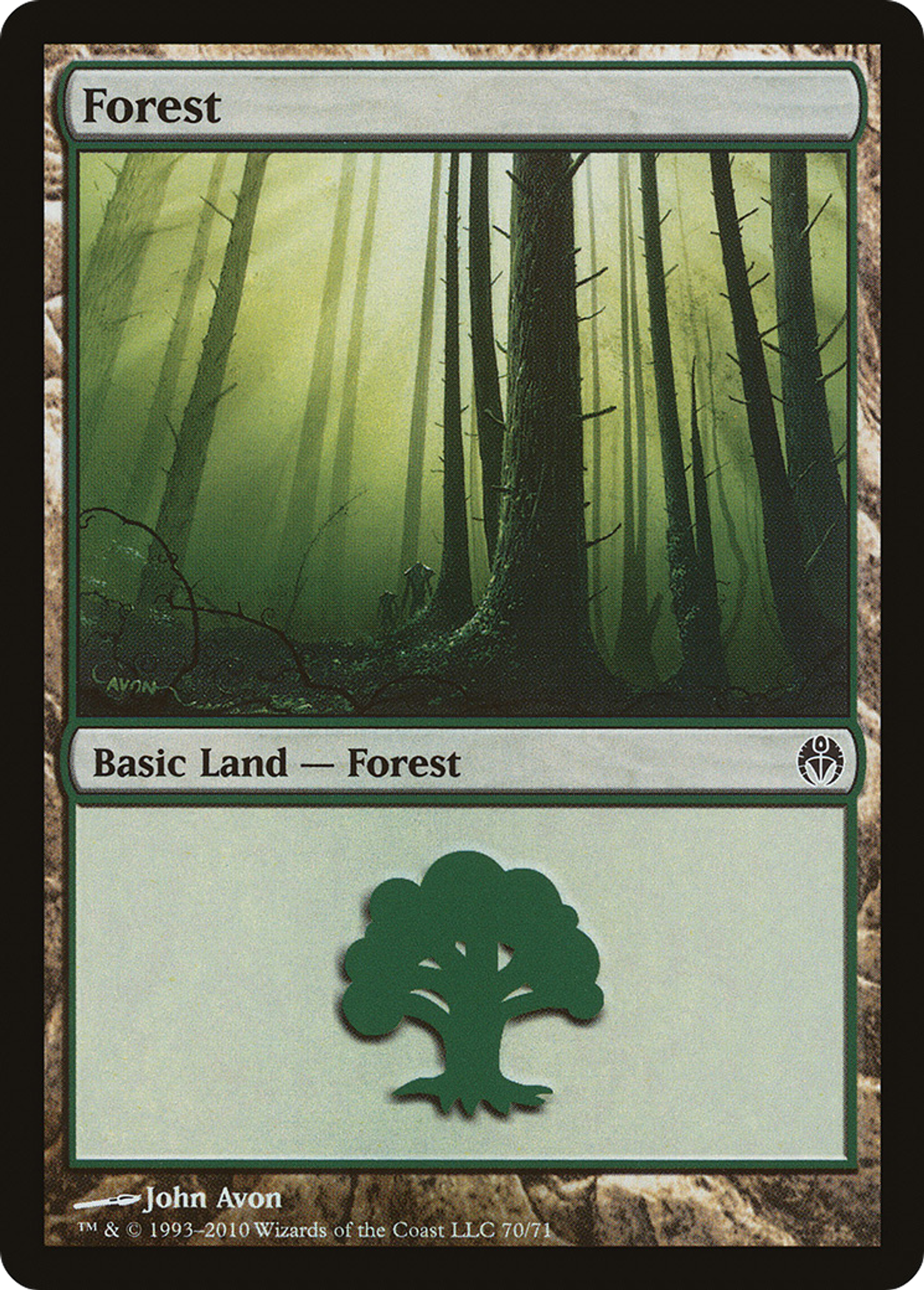 Forest — Duel Decks: Phyrexia vs. the Coalition — Magic: The Gathering