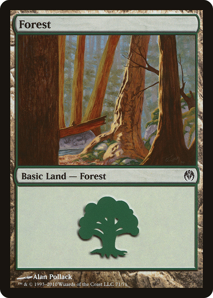 Forest — Duel Decks: Phyrexia vs. the Coalition — Magic: The Gathering