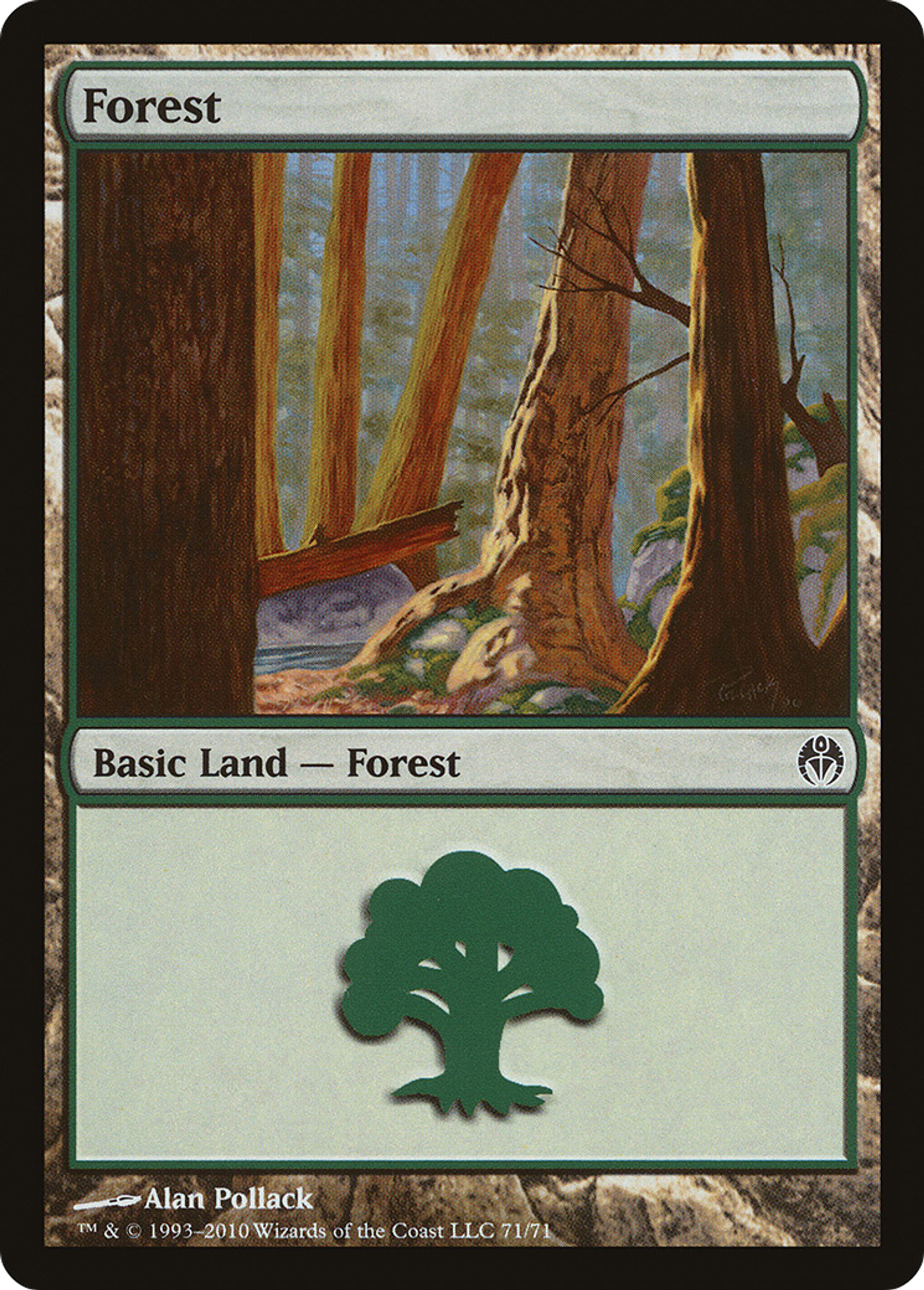 Forest — Duel Decks: Phyrexia vs. the Coalition — Magic: The Gathering