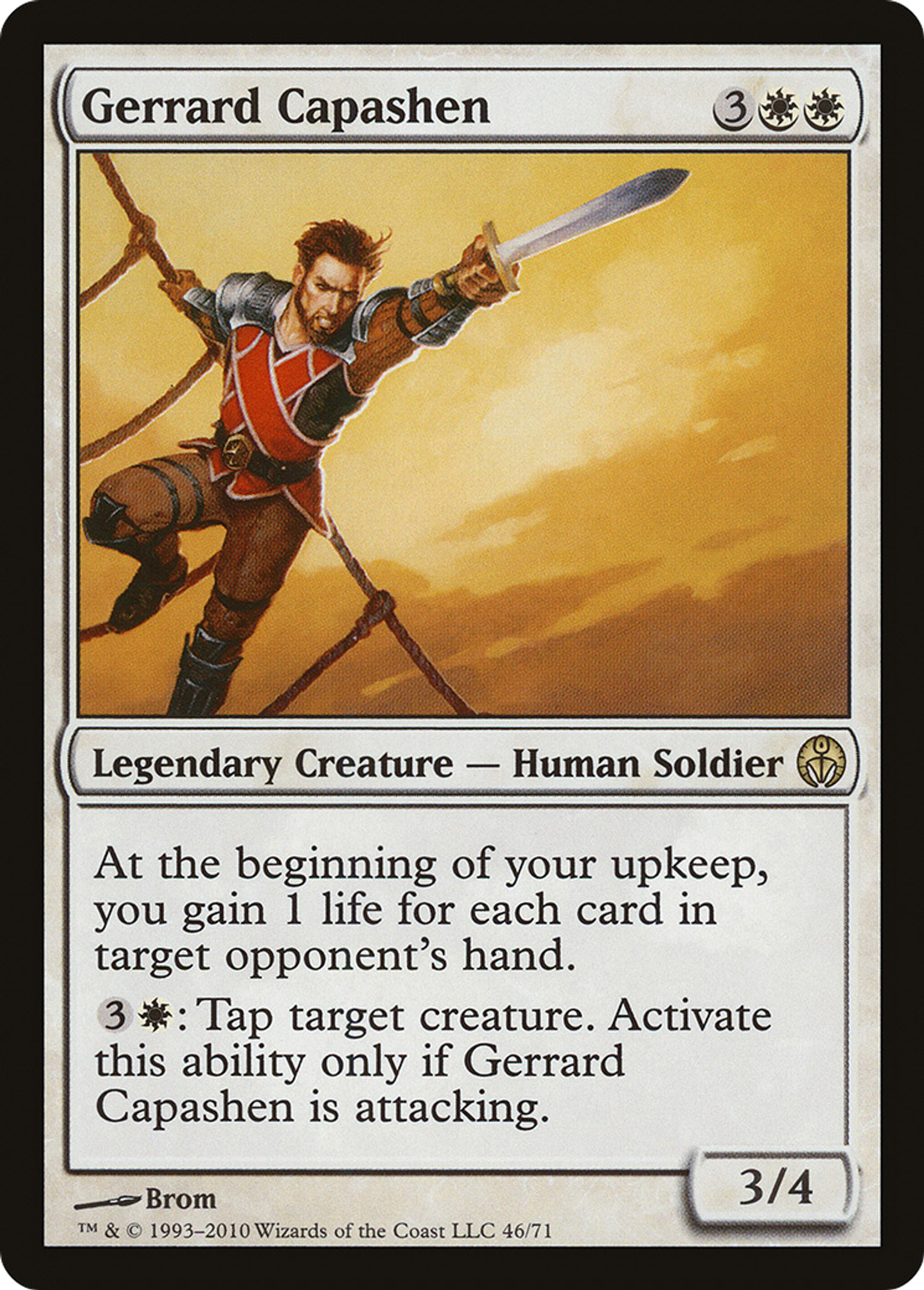 Gerrard Capashen — Duel Decks: Phyrexia vs. the Coalition — Magic: The Gathering