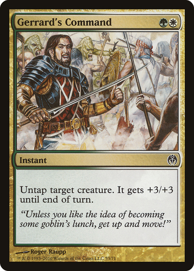 Gerrard's Command — Duel Decks: Phyrexia vs. the Coalition — Magic: The Gathering