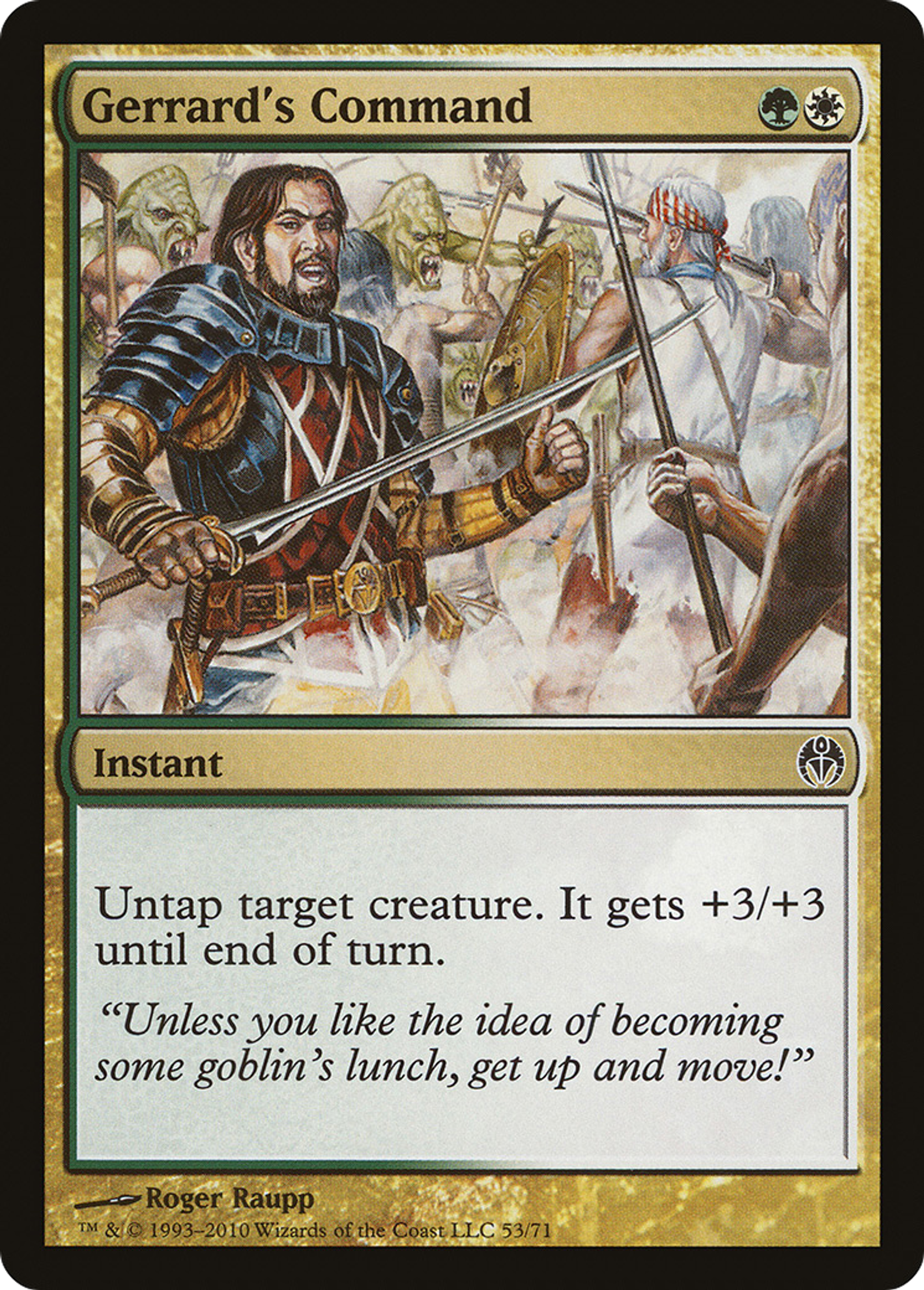 Gerrard's Command — Duel Decks: Phyrexia vs. the Coalition — Magic: The Gathering