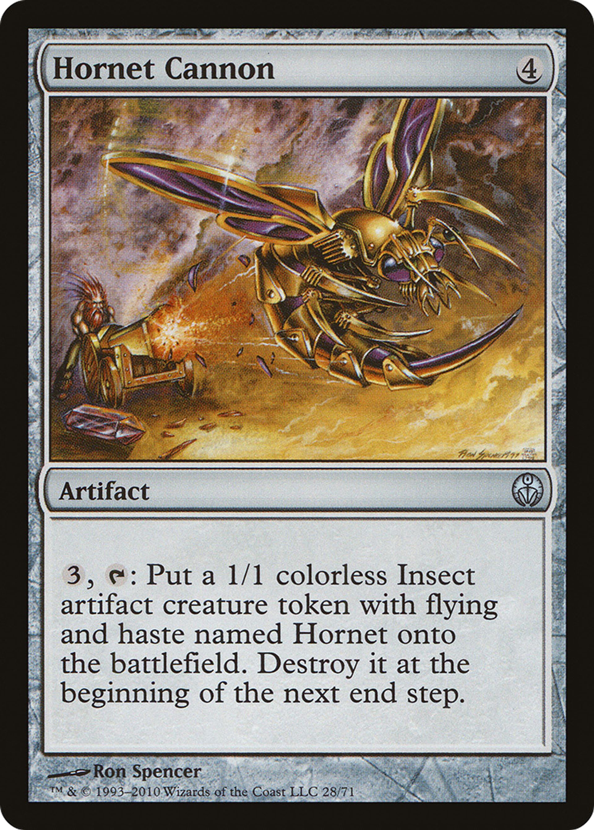 Hornet Cannon — Duel Decks: Phyrexia vs. the Coalition — Magic: The Gathering