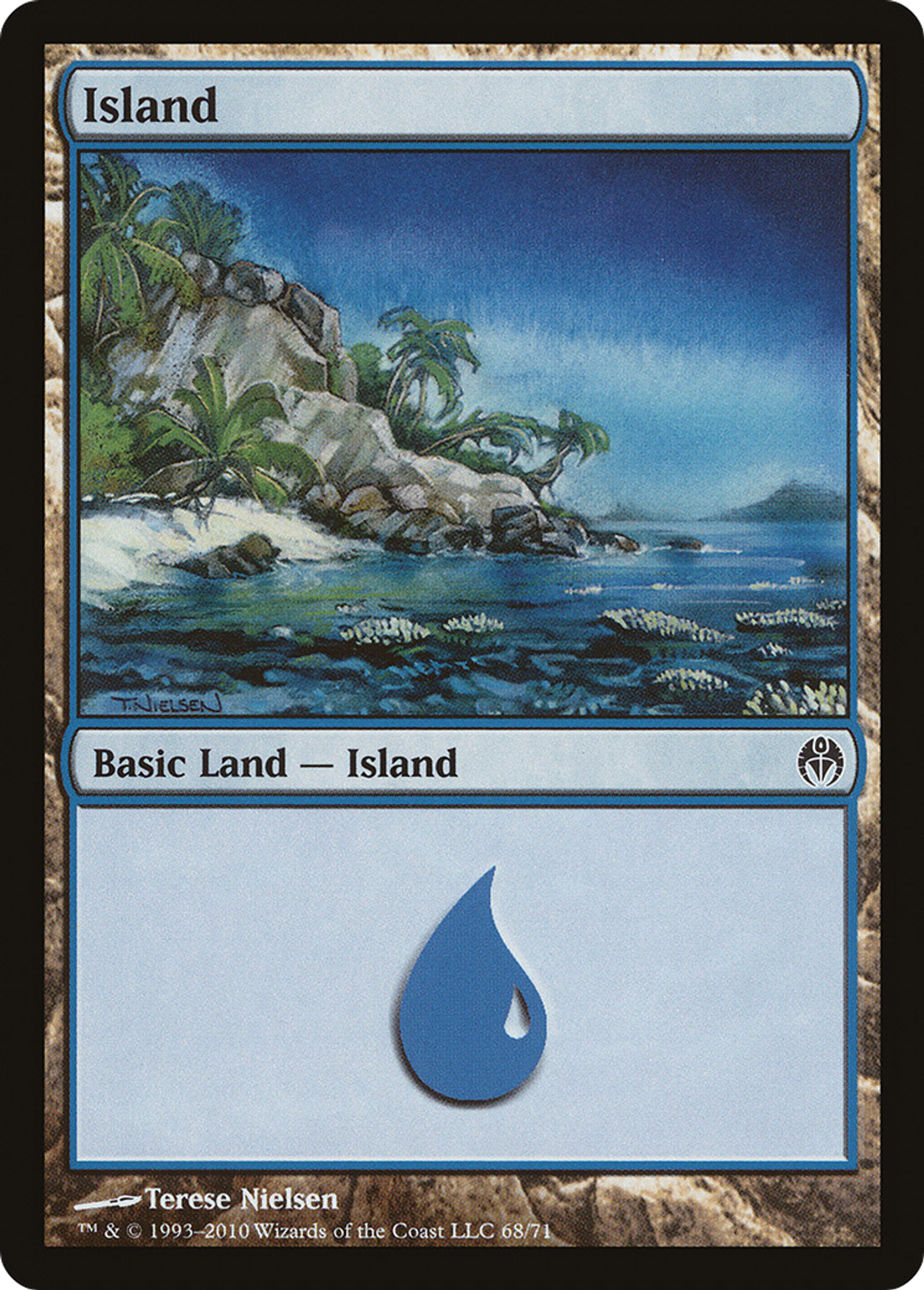Island — Duel Decks: Phyrexia vs. the Coalition — Magic: The Gathering
