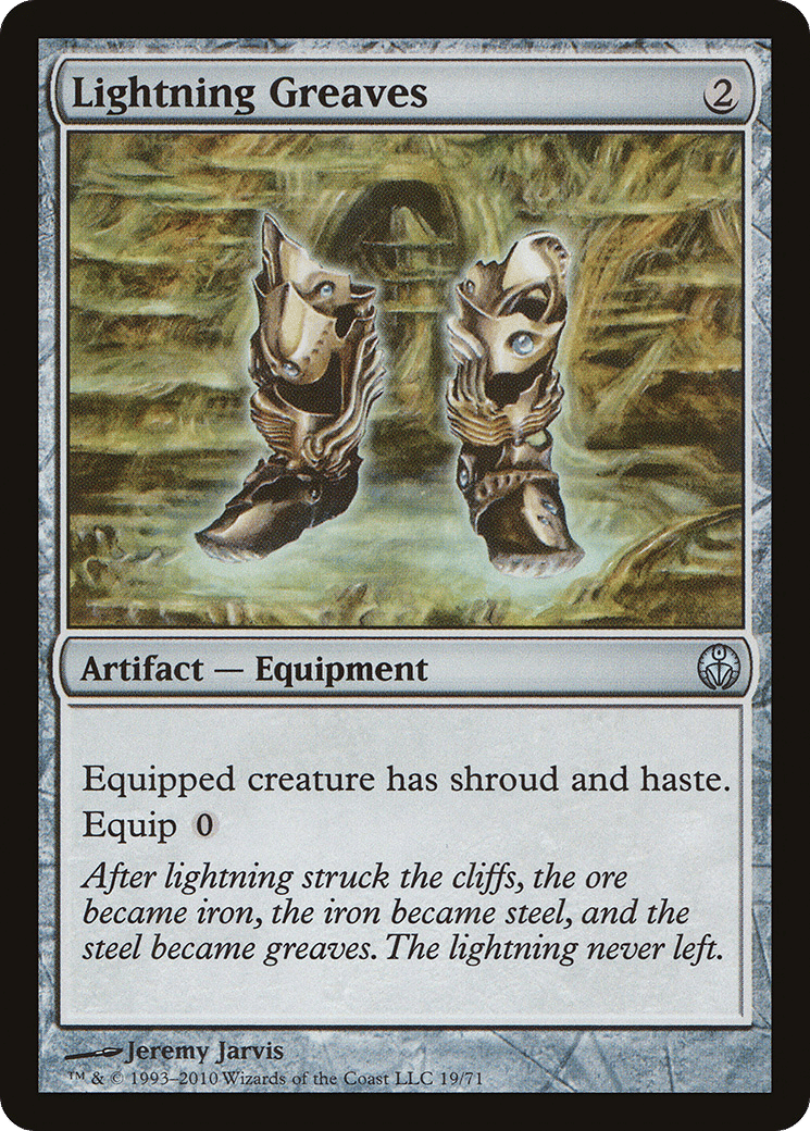 Lightning Greaves — Duel Decks: Phyrexia vs. the Coalition — Magic: The Gathering