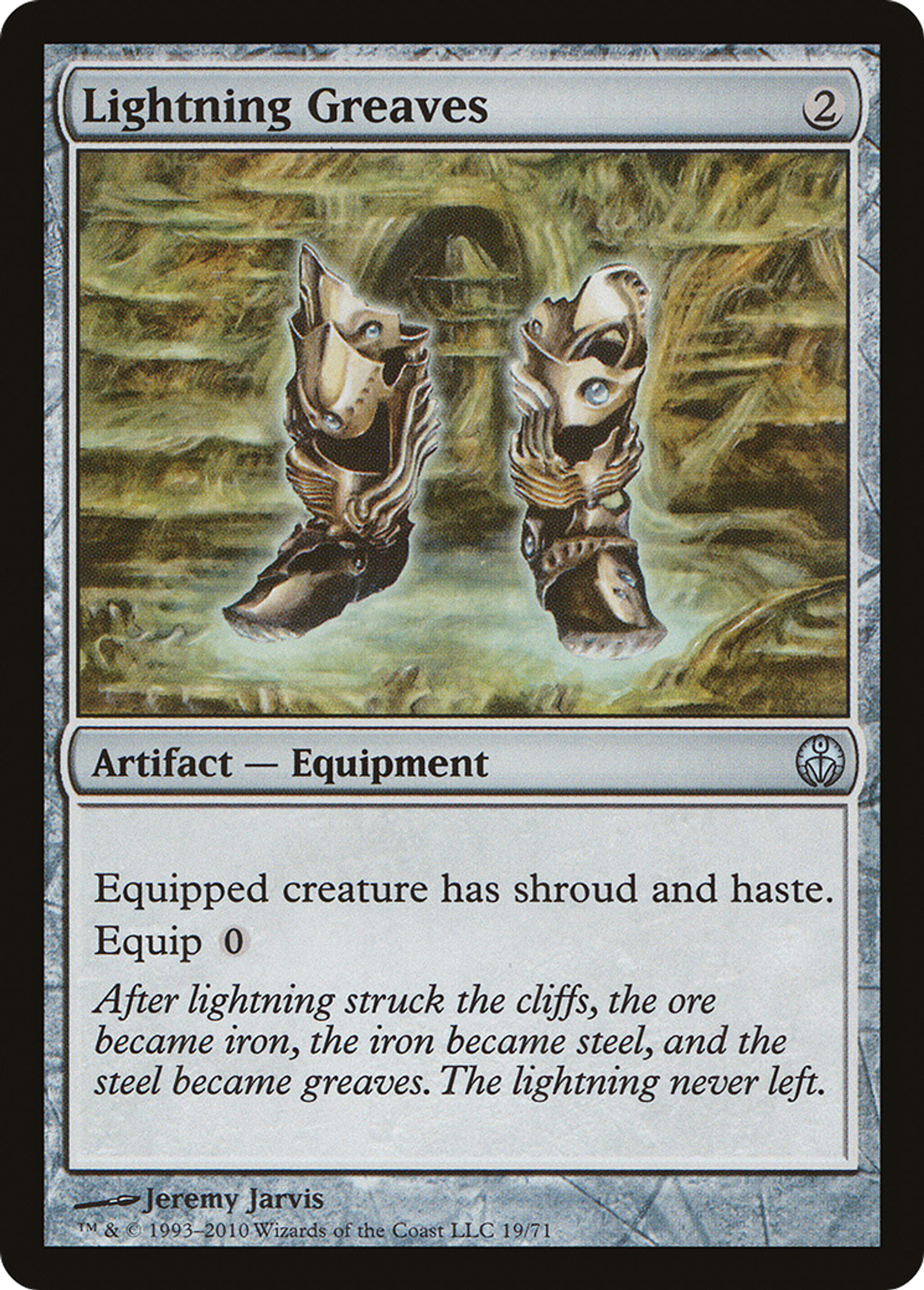 Lightning Greaves — Duel Decks: Phyrexia vs. the Coalition — Magic: The Gathering