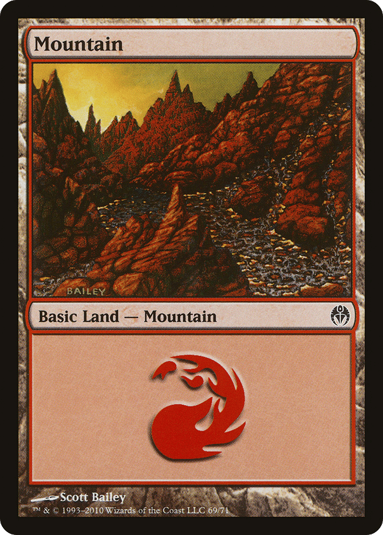 Mountain — Duel Decks: Phyrexia vs. the Coalition — Magic: The Gathering