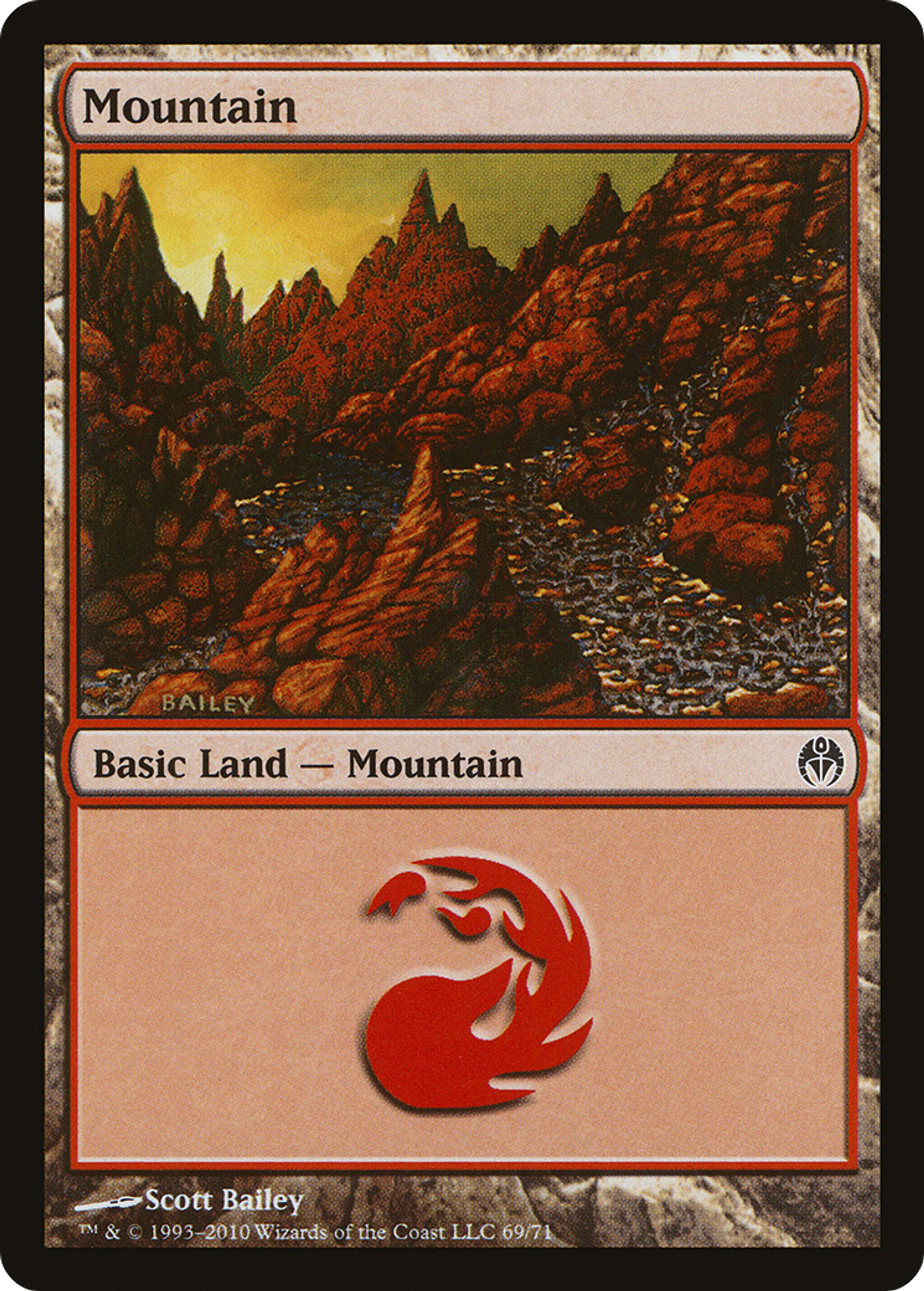 Mountain — Duel Decks: Phyrexia vs. the Coalition — Magic: The Gathering