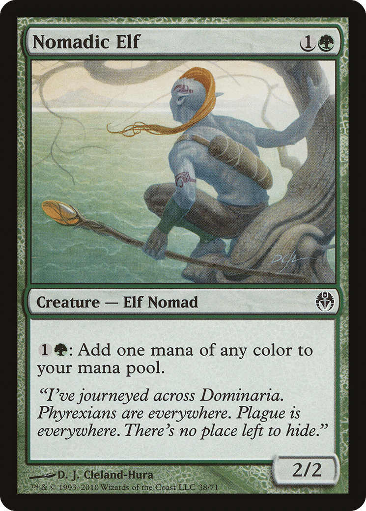 Nomadic Elf from Duel Decks: Phyrexia vs. the Coalition - Magic: The Gathering