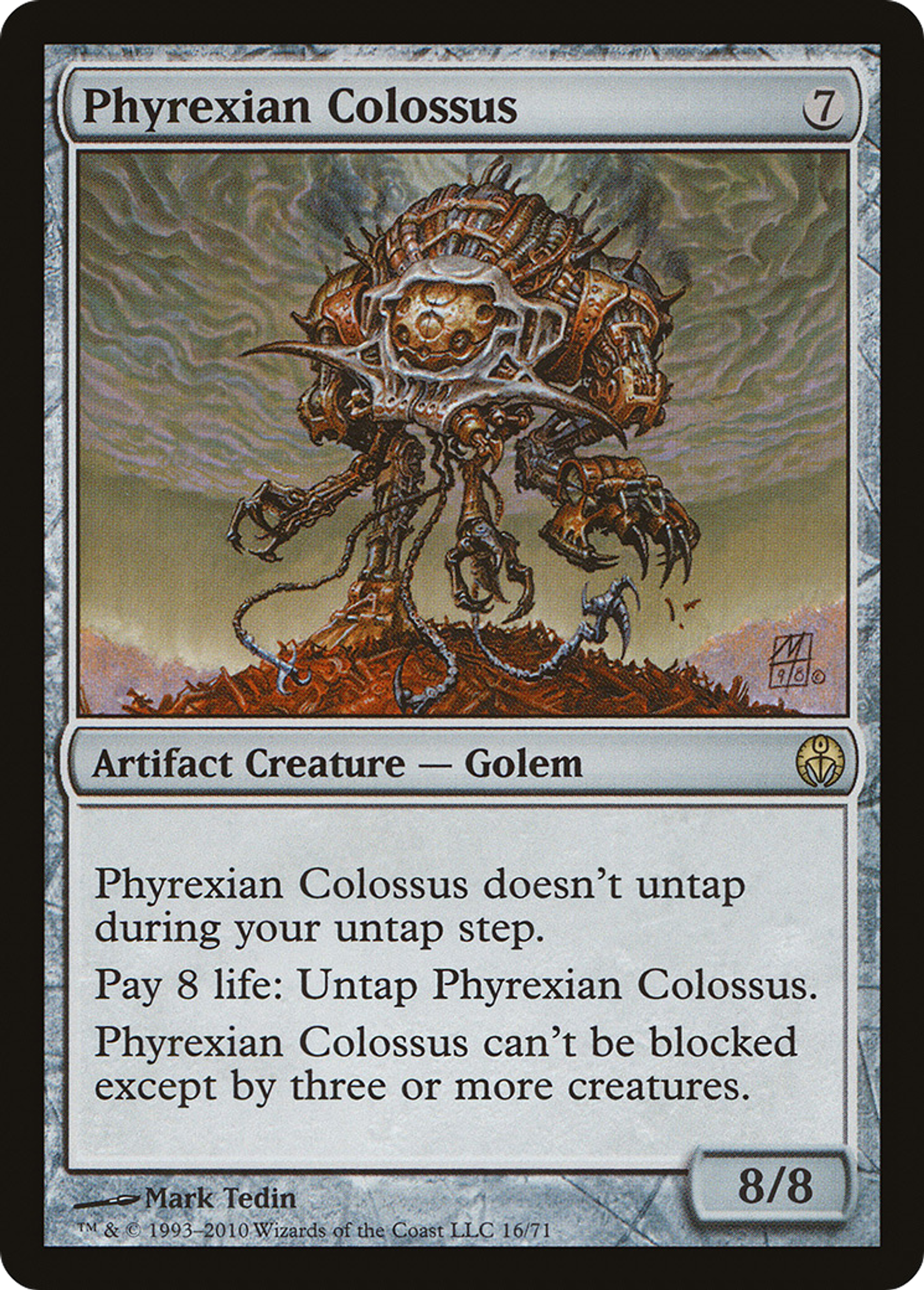 Phyrexian Colossus — Duel Decks: Phyrexia vs. the Coalition — Magic: The Gathering