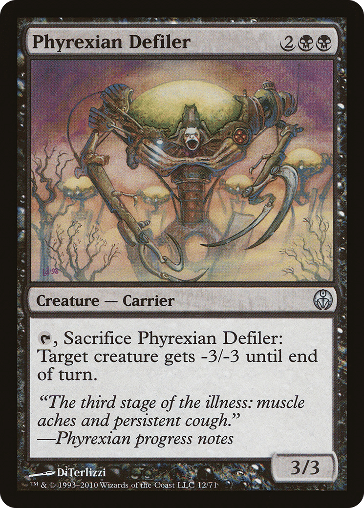 Phyrexian Defiler — Duel Decks: Phyrexia vs. the Coalition — Magic: The Gathering