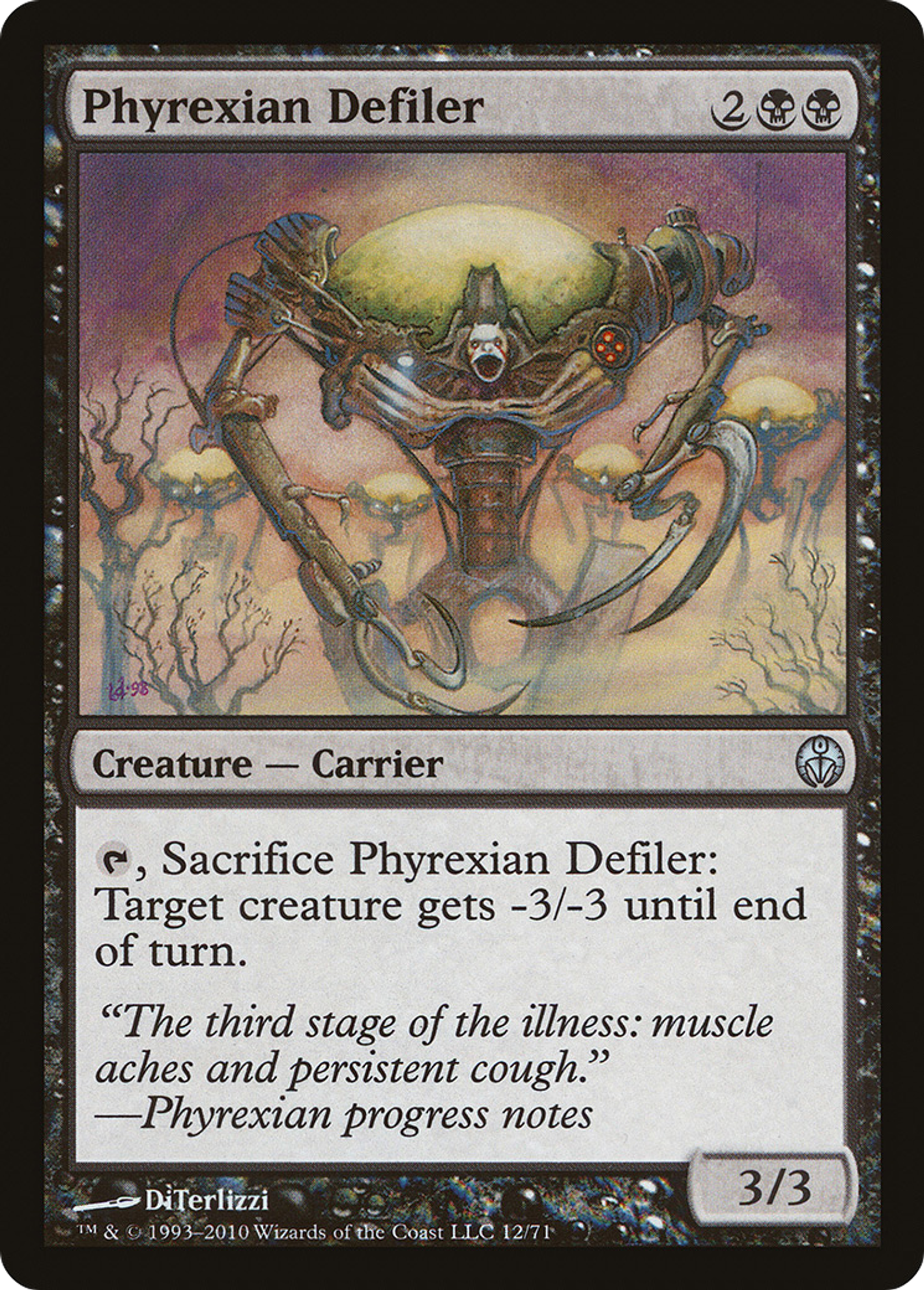 Phyrexian Defiler — Duel Decks: Phyrexia vs. the Coalition — Magic: The Gathering