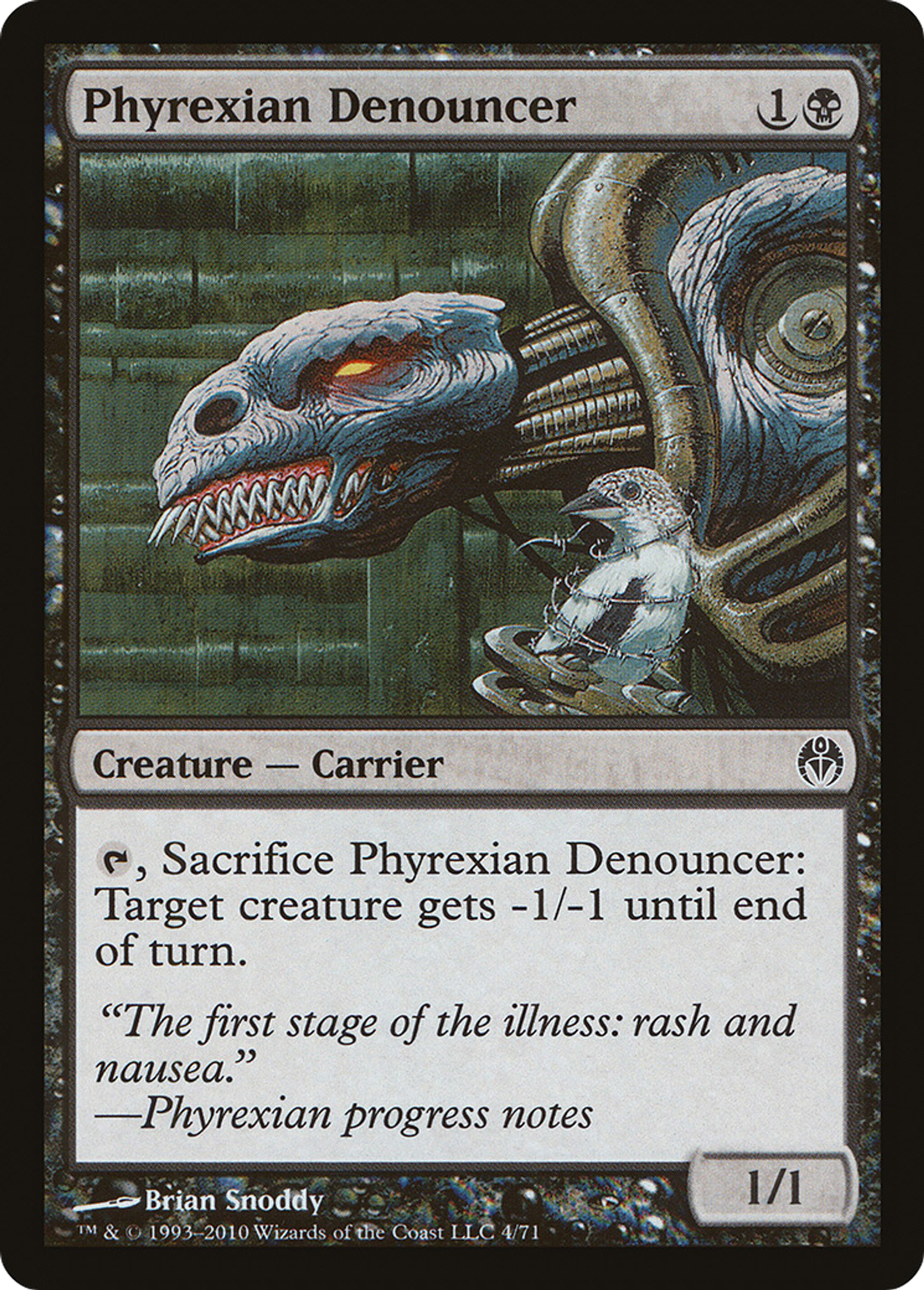 Phyrexian Denouncer — Duel Decks: Phyrexia vs. the Coalition — Magic: The Gathering