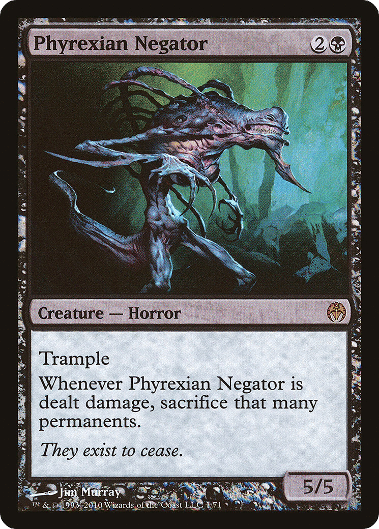 Phyrexian Negator — Duel Decks: Phyrexia vs. the Coalition — Magic: The Gathering