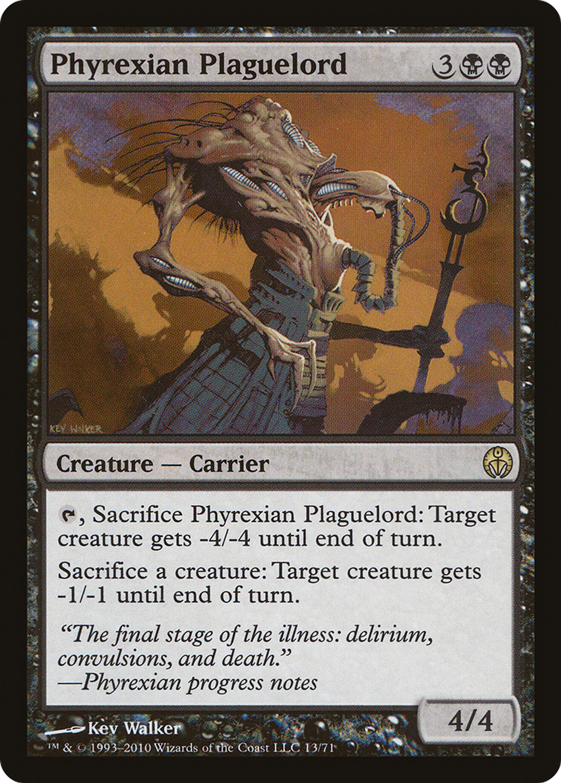Phyrexian Plaguelord — Duel Decks: Phyrexia vs. the Coalition — Magic: The Gathering