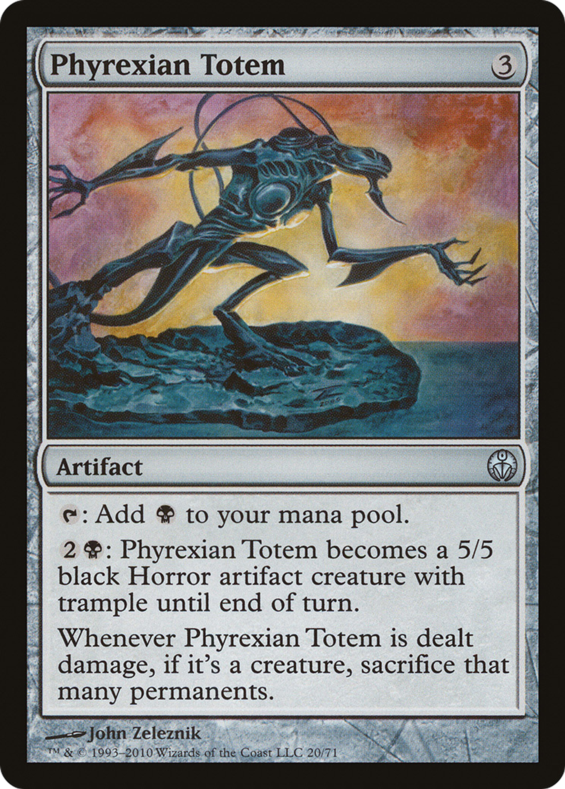 Phyrexian Totem — Duel Decks: Phyrexia vs. the Coalition — Magic: The Gathering