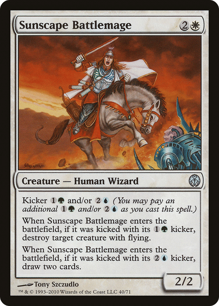 Sunscape Battlemage — Duel Decks: Phyrexia vs. the Coalition — Magic: The Gathering