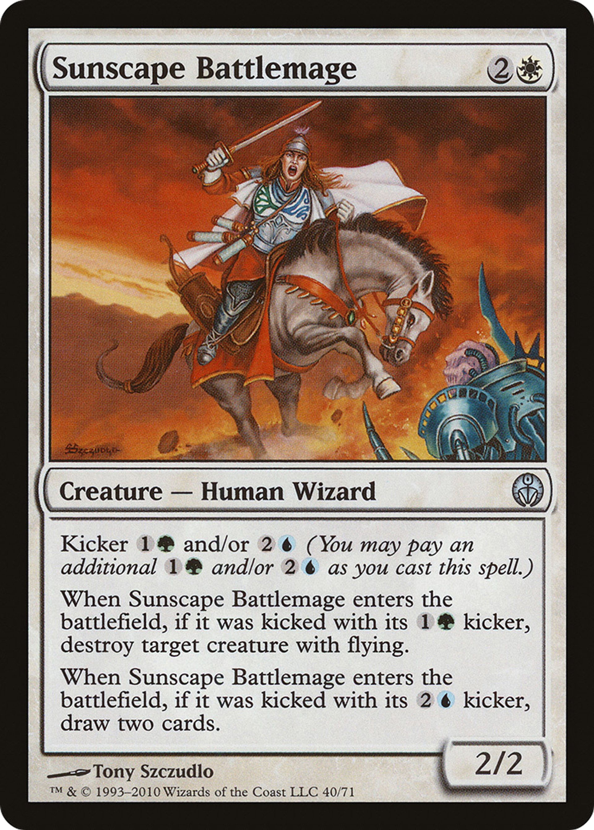Sunscape Battlemage — Duel Decks: Phyrexia vs. the Coalition — Magic: The Gathering