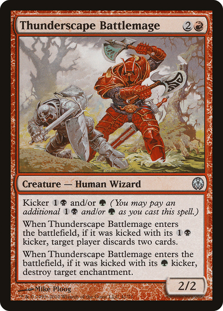 Thunderscape Battlemage — Duel Decks: Phyrexia vs. the Coalition — Magic: The Gathering
