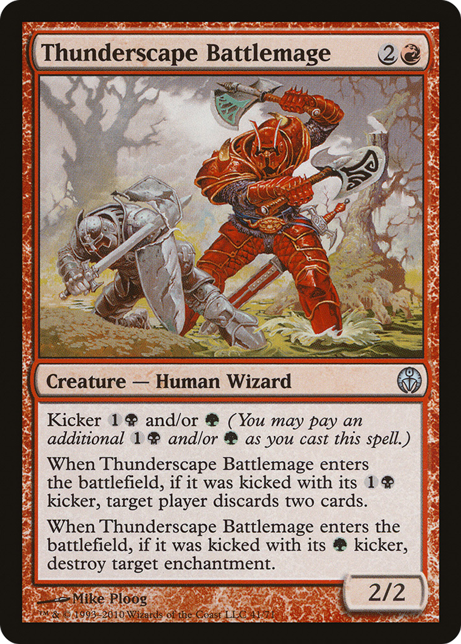 Thunderscape Battlemage — Duel Decks: Phyrexia vs. the Coalition — Magic: The Gathering