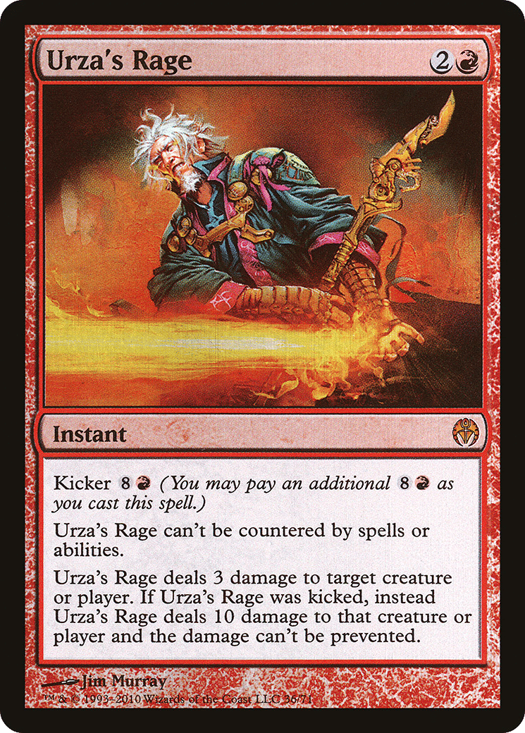 Urza's Rage — Duel Decks: Phyrexia vs. the Coalition — Magic: The Gathering