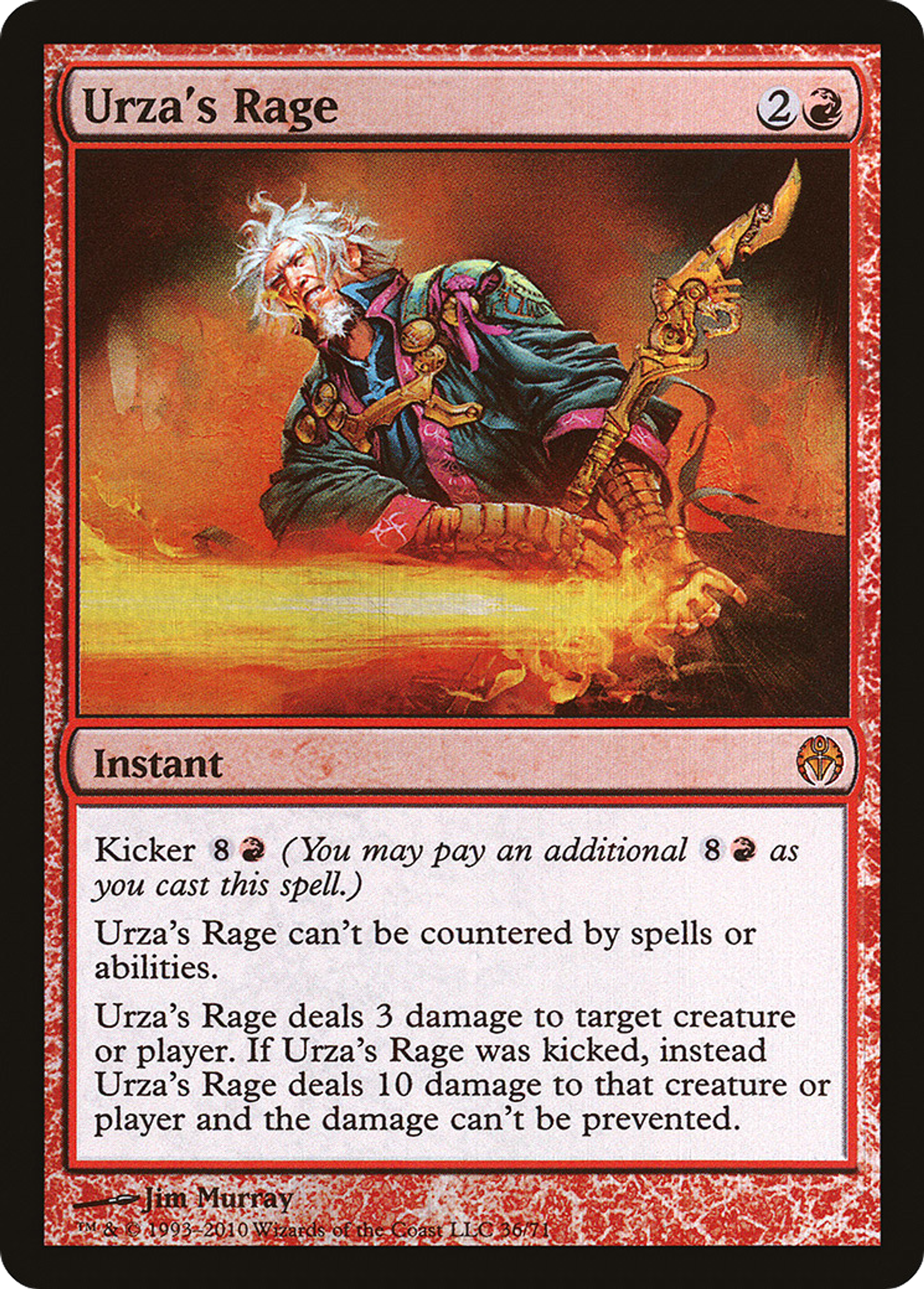 Urza's Rage — Duel Decks: Phyrexia vs. the Coalition — Magic: The Gathering