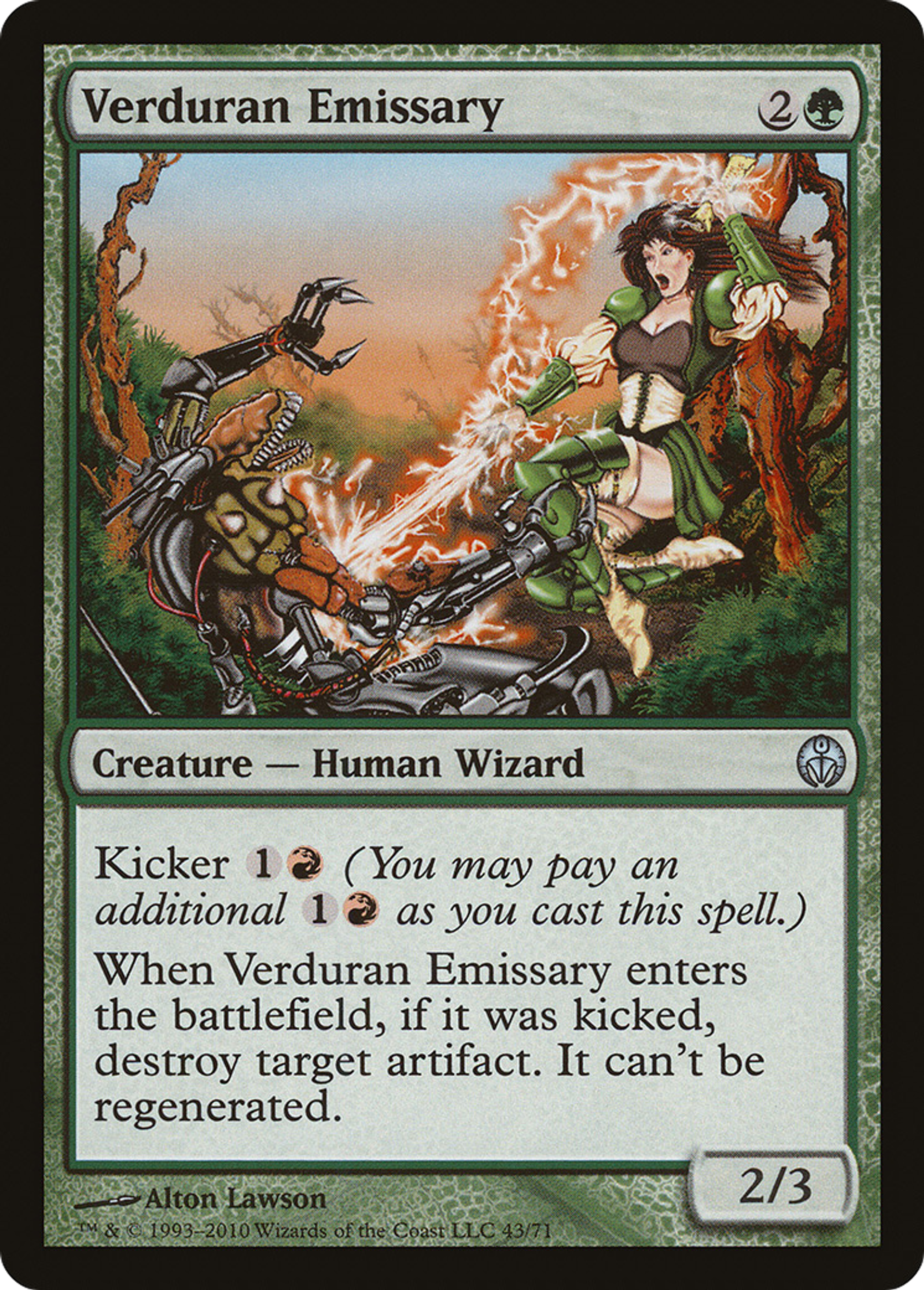 Verduran Emissary — Duel Decks: Phyrexia vs. the Coalition — Magic: The Gathering