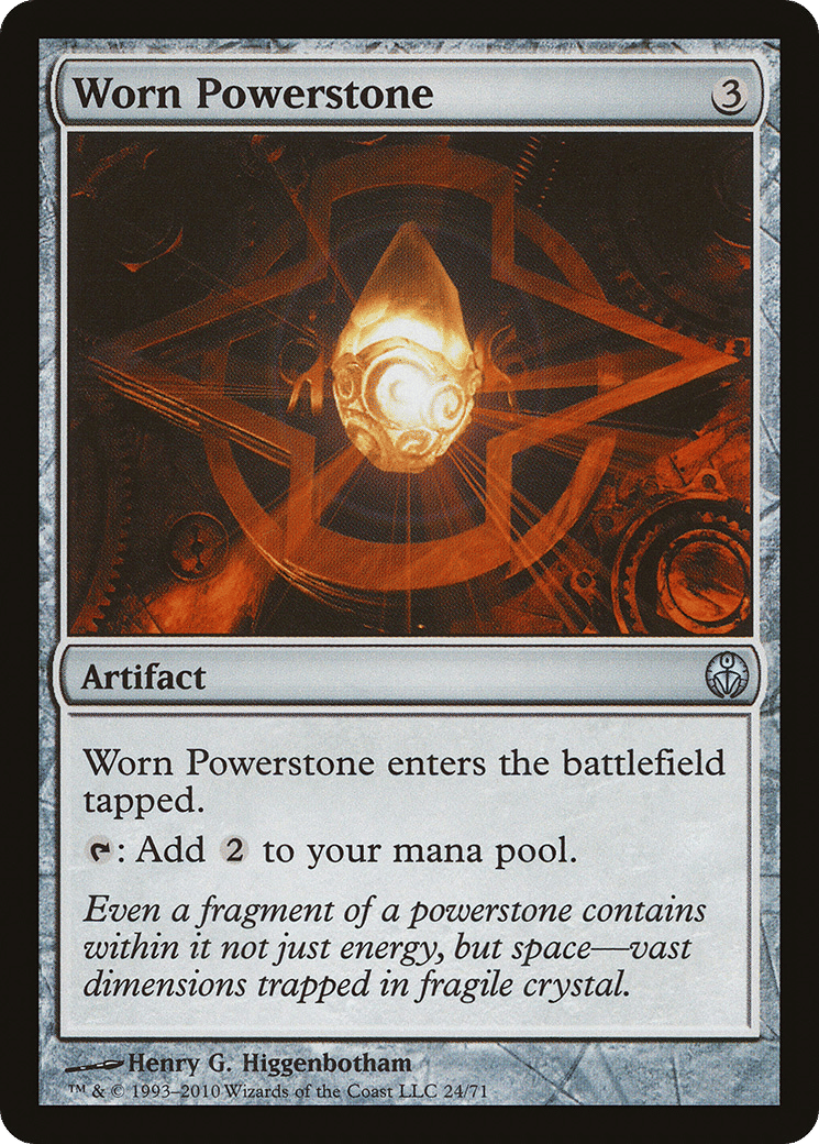 Worn Powerstone — Duel Decks: Phyrexia vs. the Coalition — Magic: The Gathering