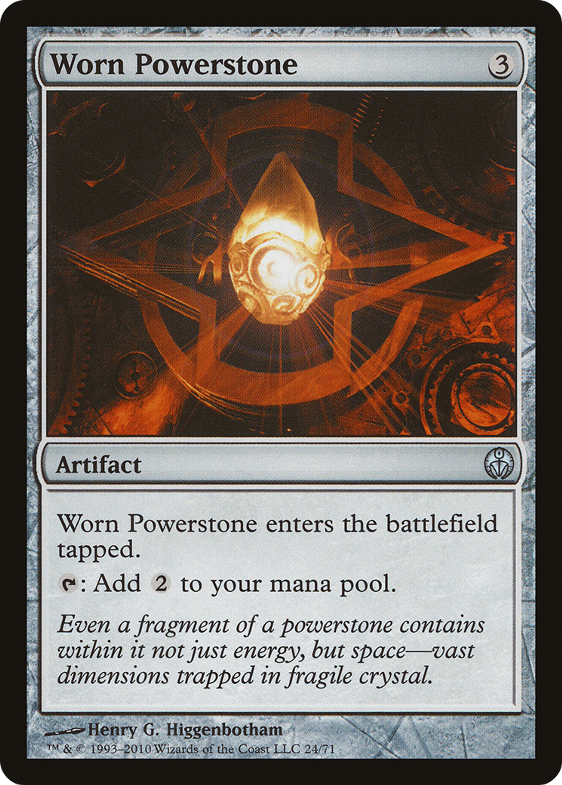 Worn Powerstone — Duel Decks: Phyrexia vs. the Coalition — Magic: The Gathering