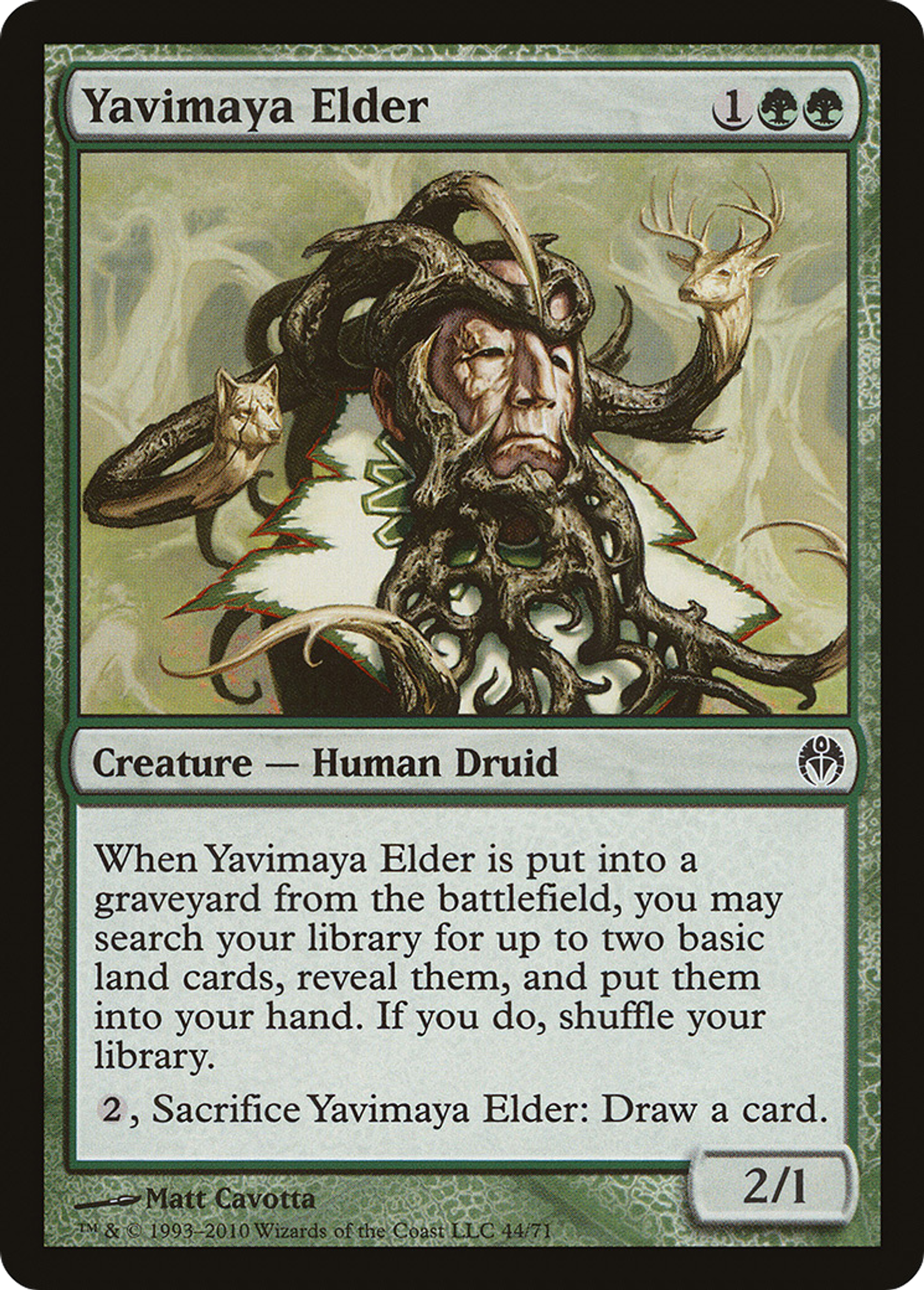 Yavimaya Elder — Duel Decks: Phyrexia vs. the Coalition — Magic: The Gathering